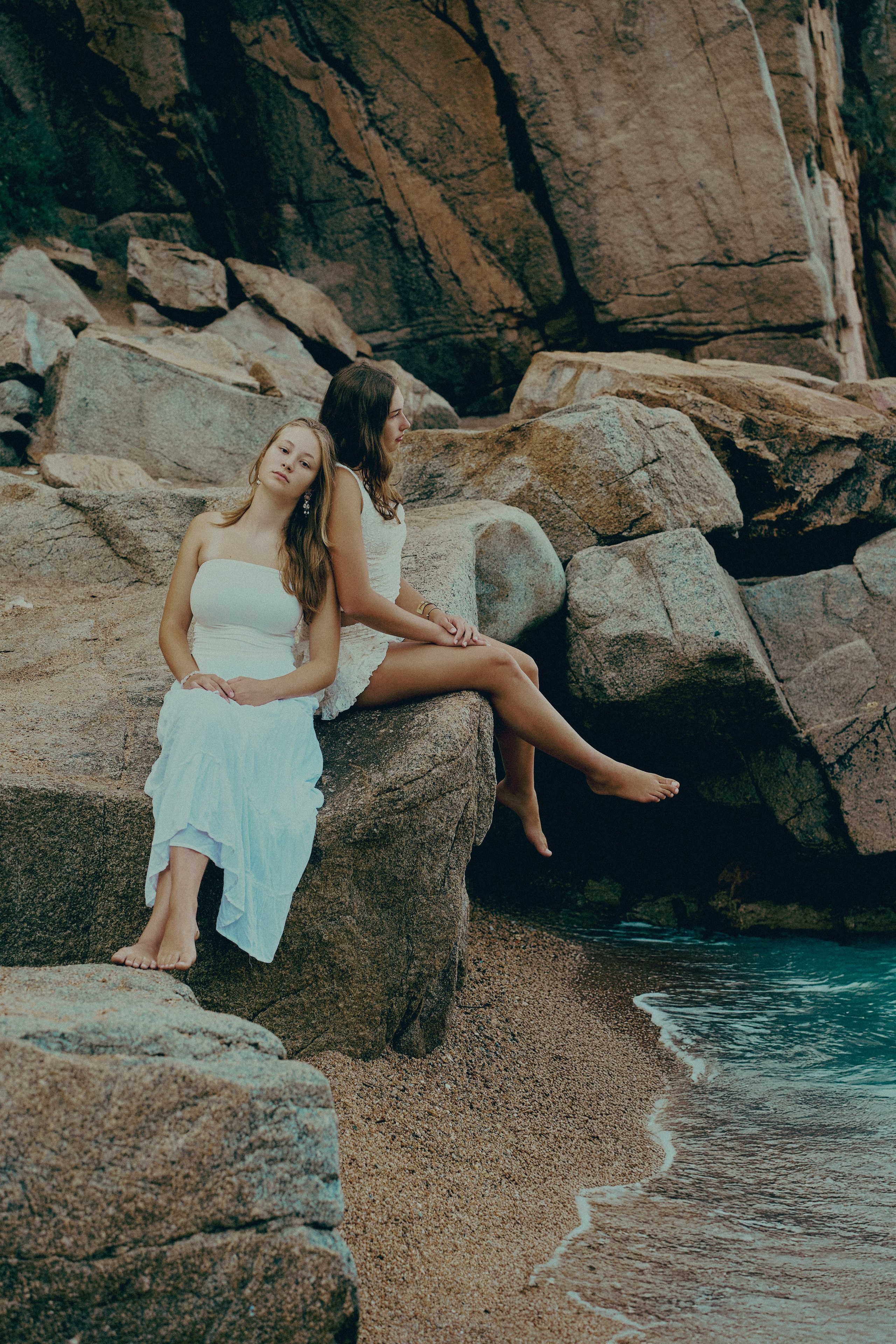 Подруги. Фотосессия с арбузом. Photographer in Barcelona Spain Zhanna Zakharchenko