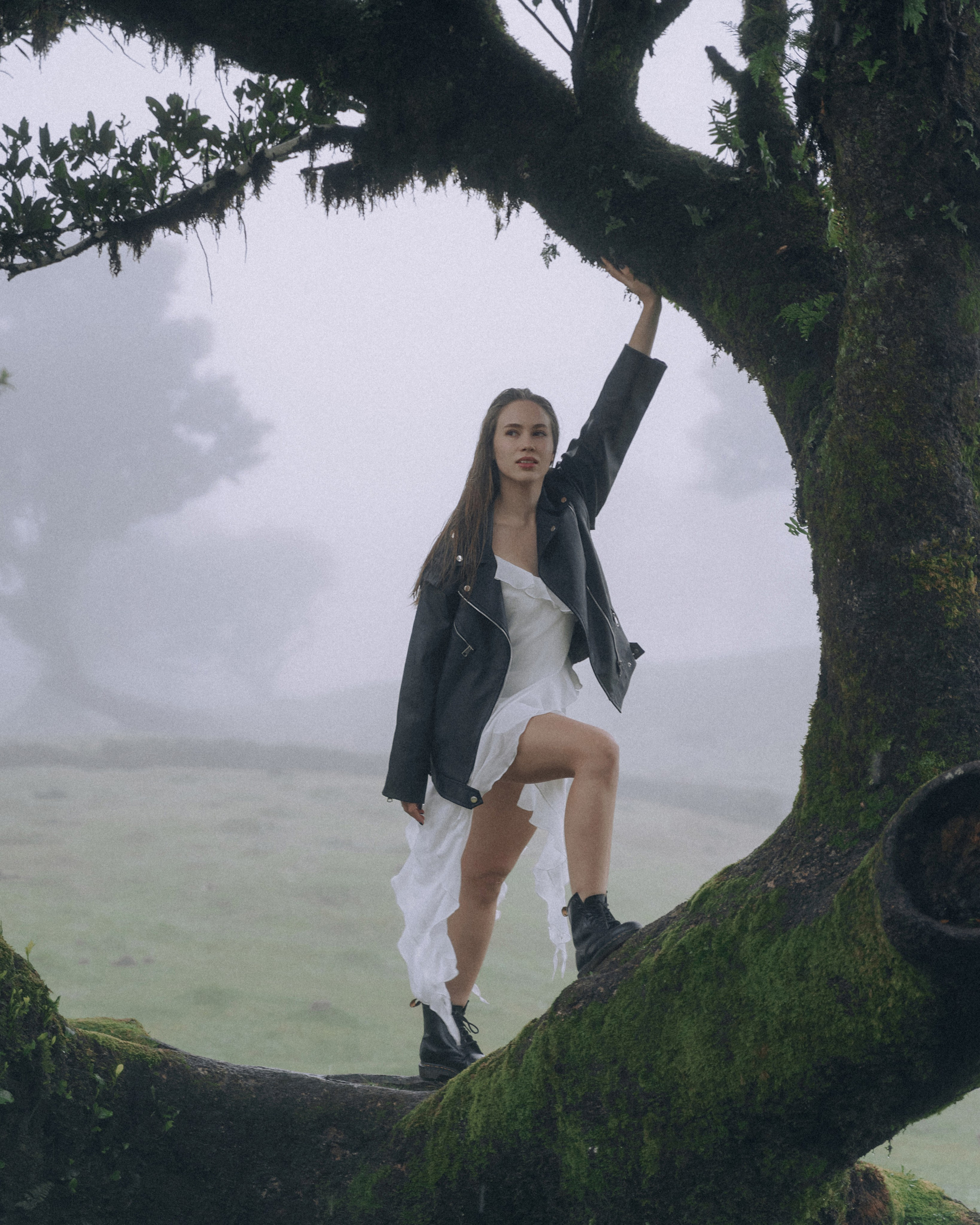 Misty Morning Photoshoot — Katya | Fanal Forest, Madeira Photographer. Your photographer in Madeira