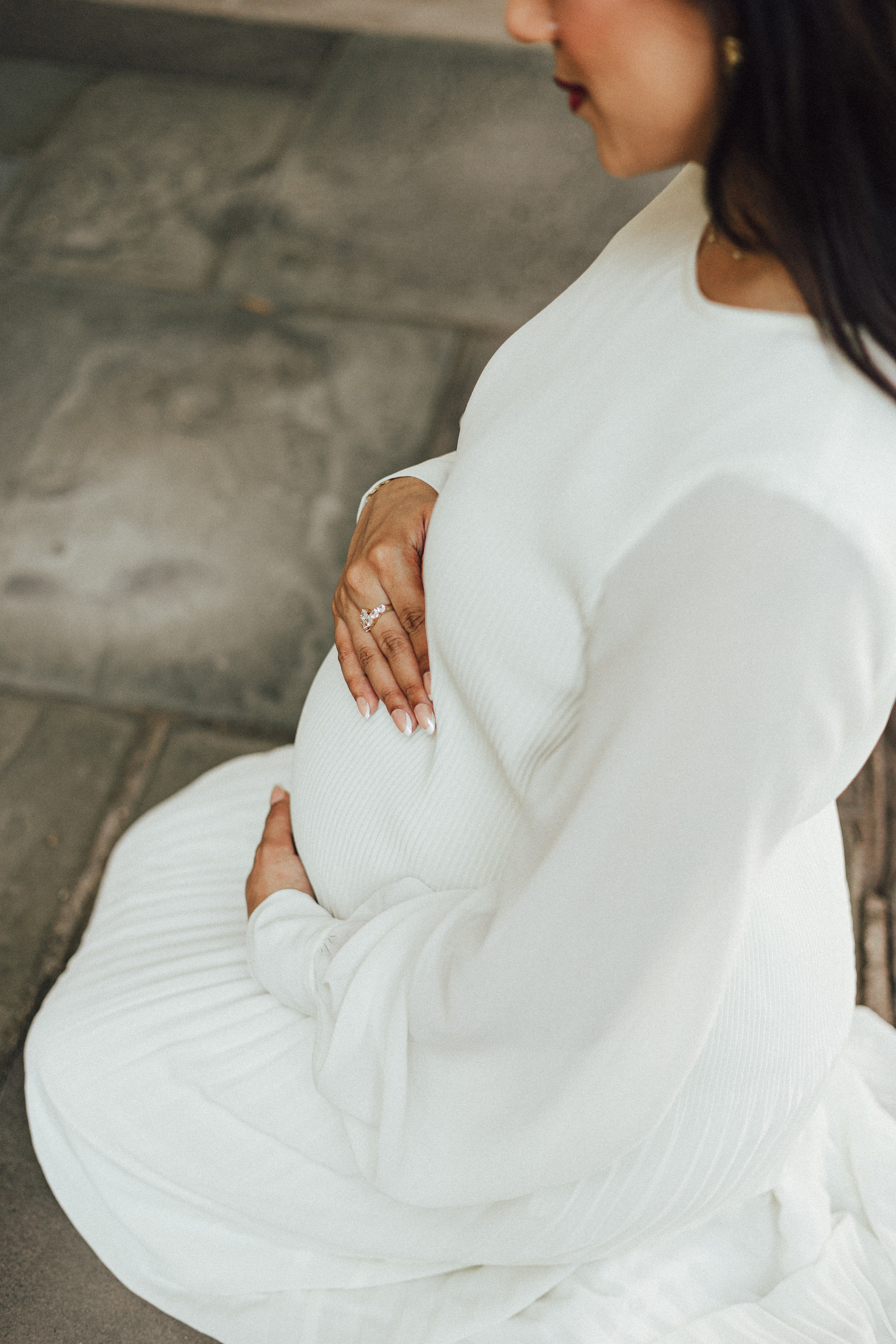 Baby Rahman Announcement. Sara Eulalia | Virginia Photographer