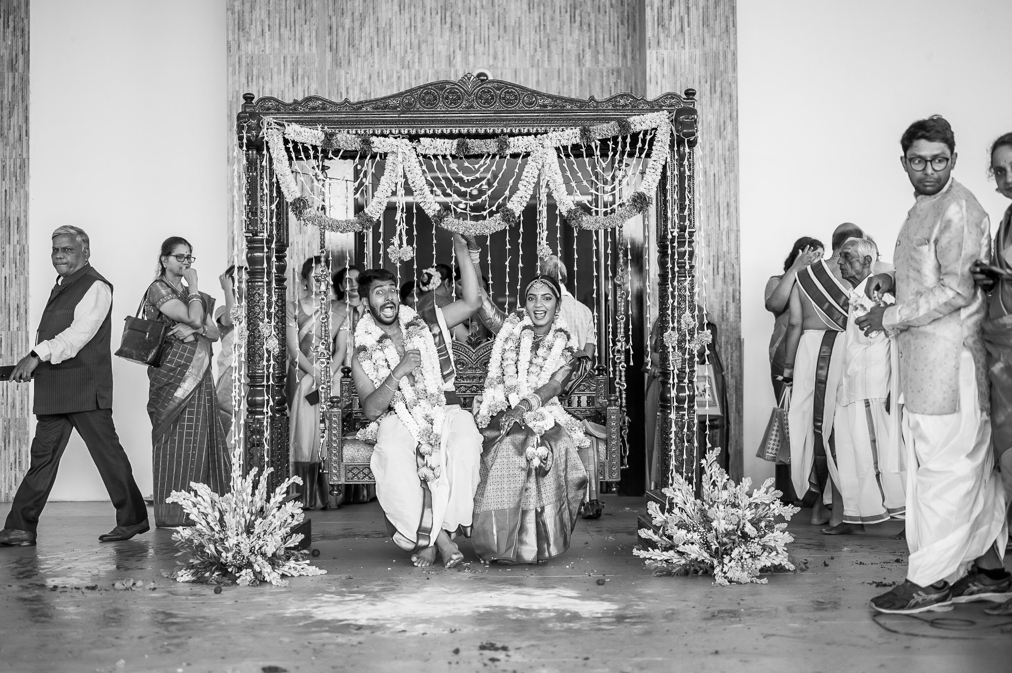 Candid TamBrahm Wedding Photography: Four Points by Sheraton Mahabalipuram