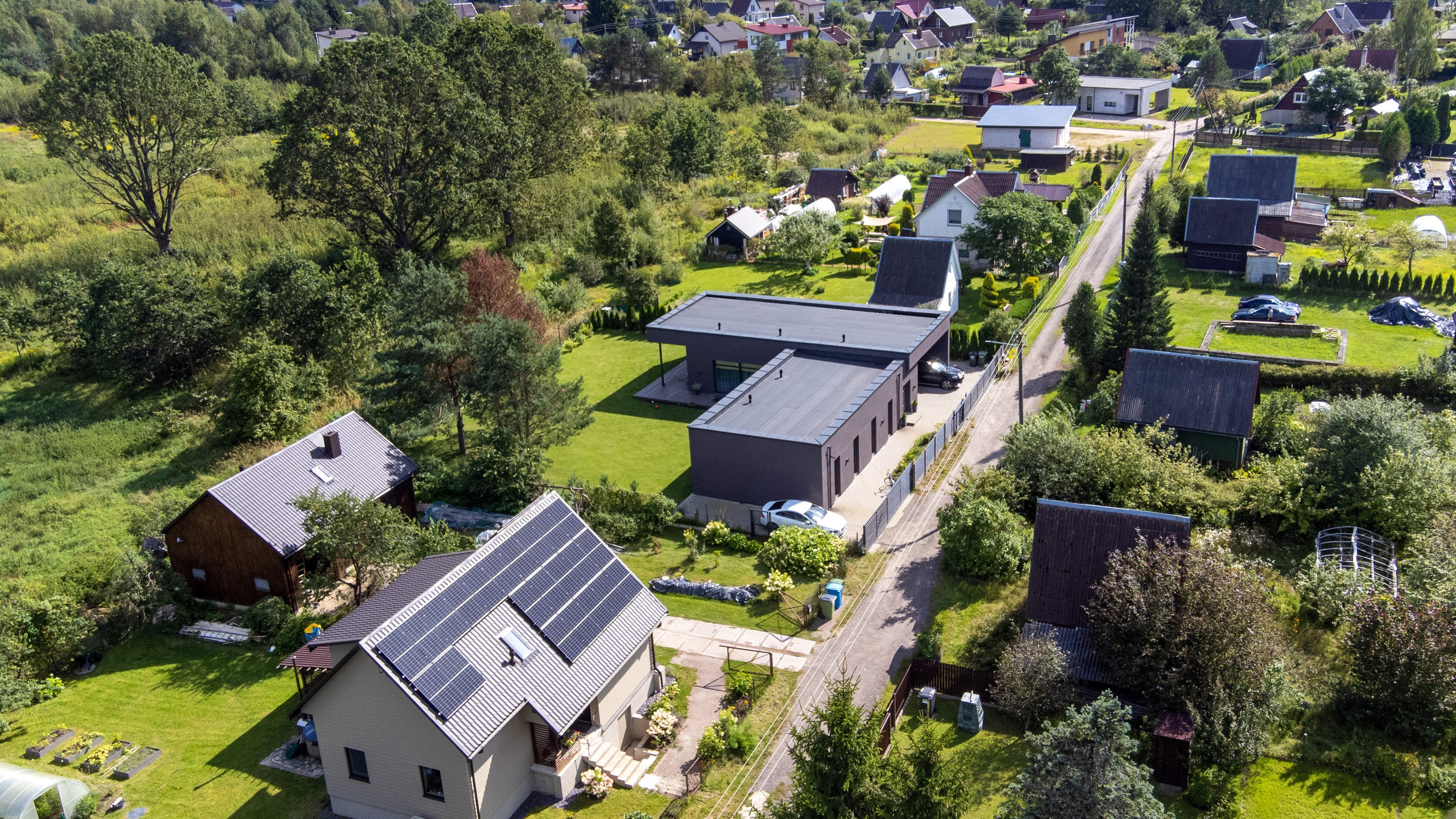 Namo fotografavimas su dronu Vilniuje