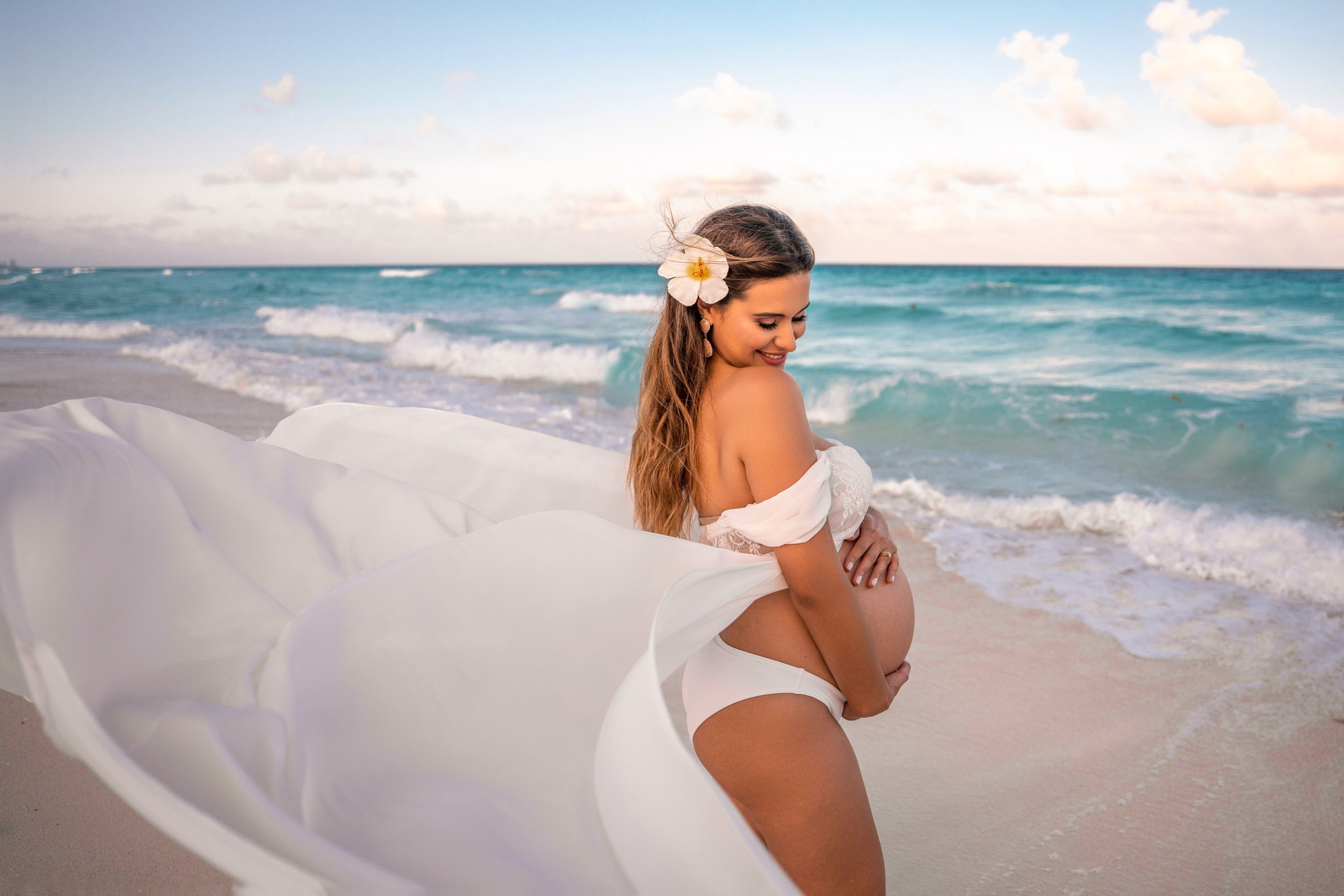 Maternity. Victoria Liskova. Photographer in Mexico