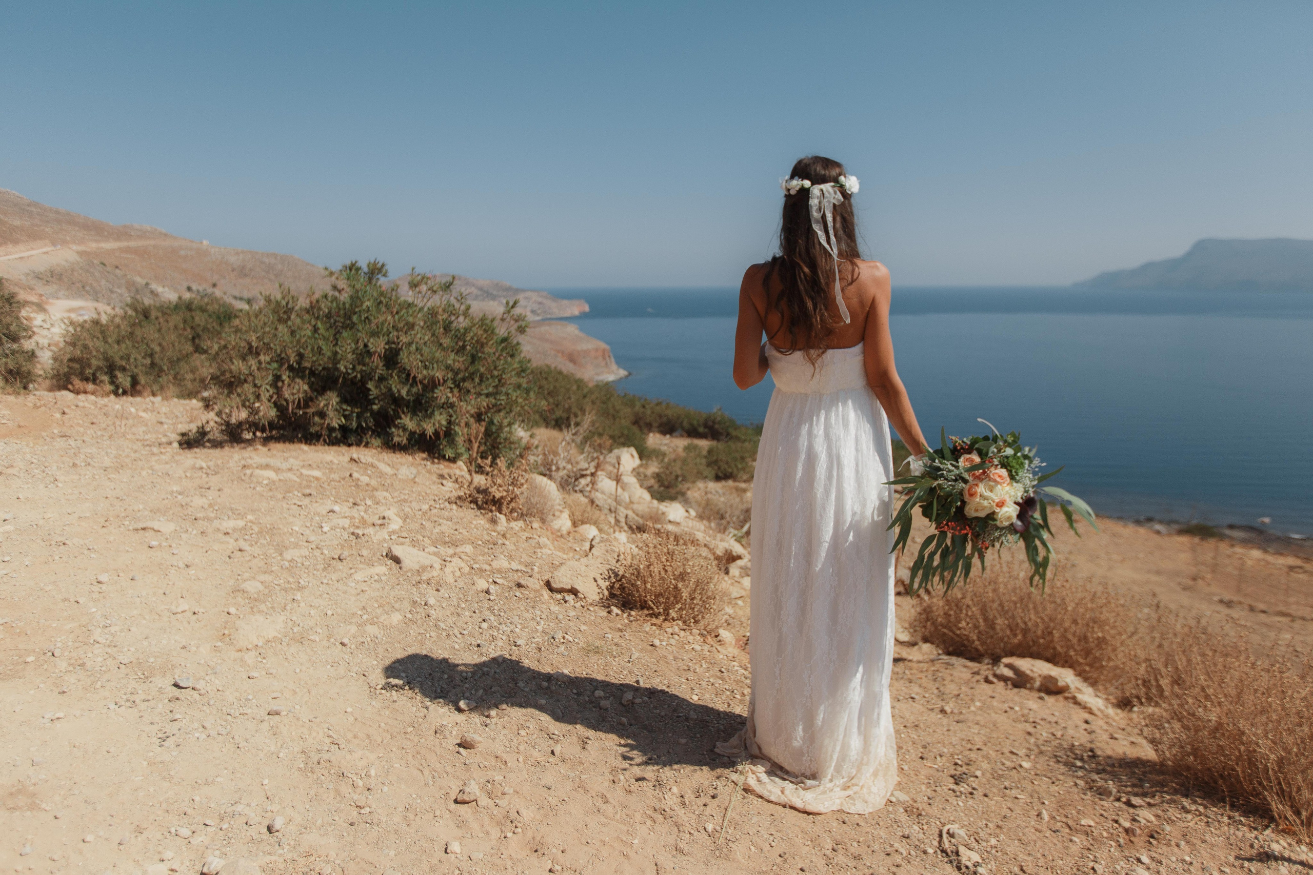 Marino & Steffi, Crete. Denny Savon — Photographer in Santorini | Weddings, Love Stories & Flying Dress