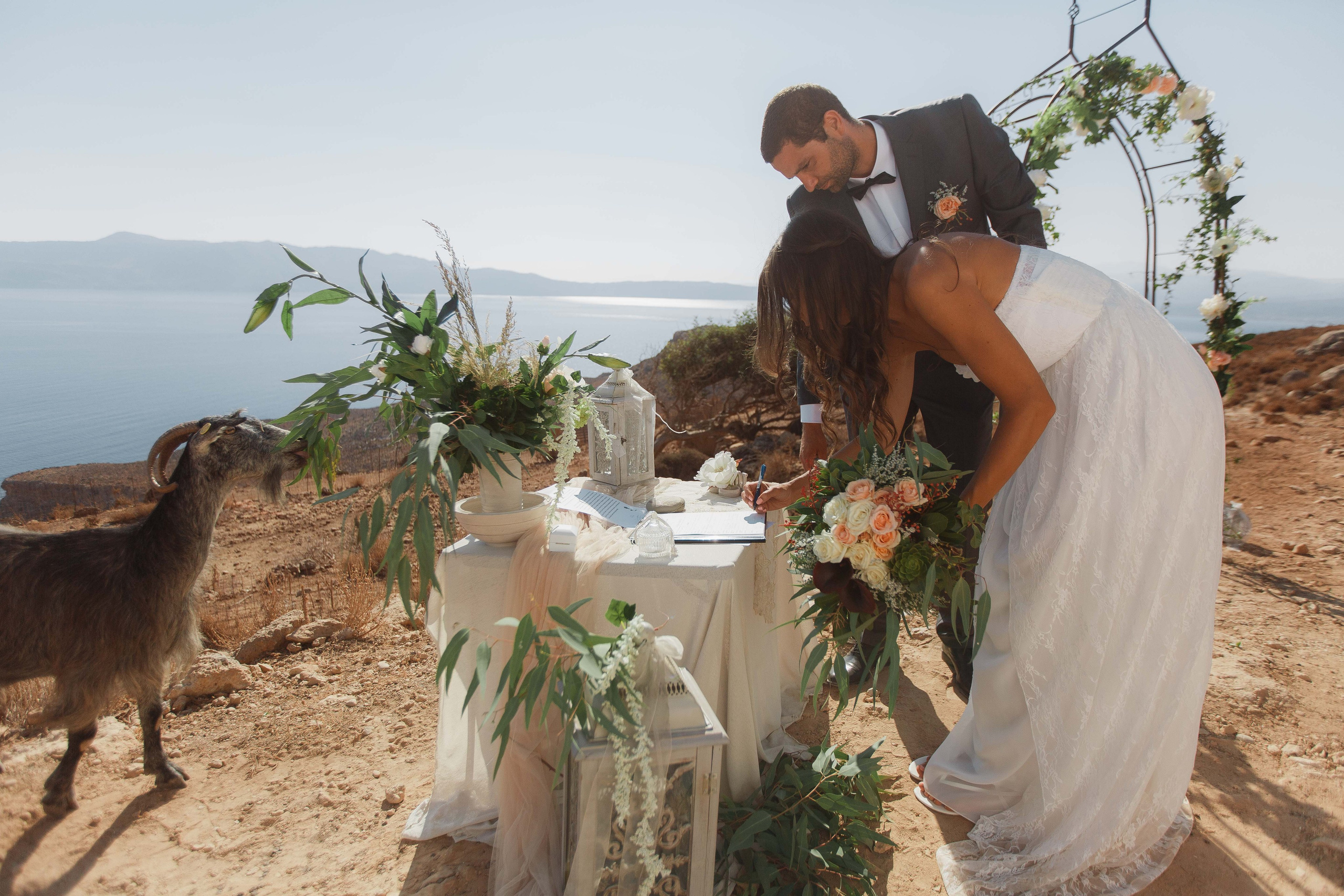 Marino & Steffi, Crete. Denny Savon — Photographer in Santorini | Weddings, Love Stories & Flying Dress