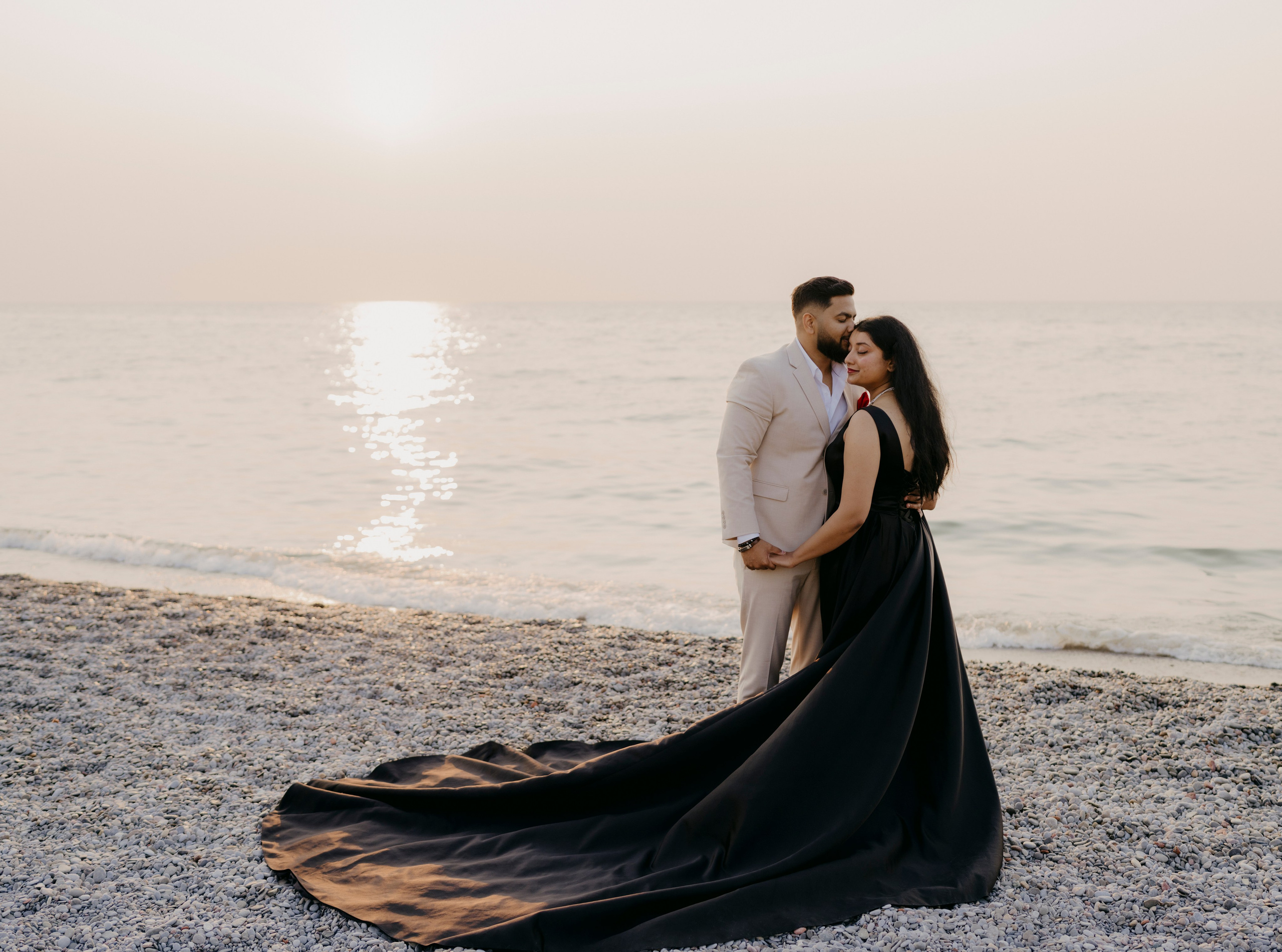 Couple Photoshoot at R.C. Harris Water Treatment Plant Toronto | Antevasi Studios