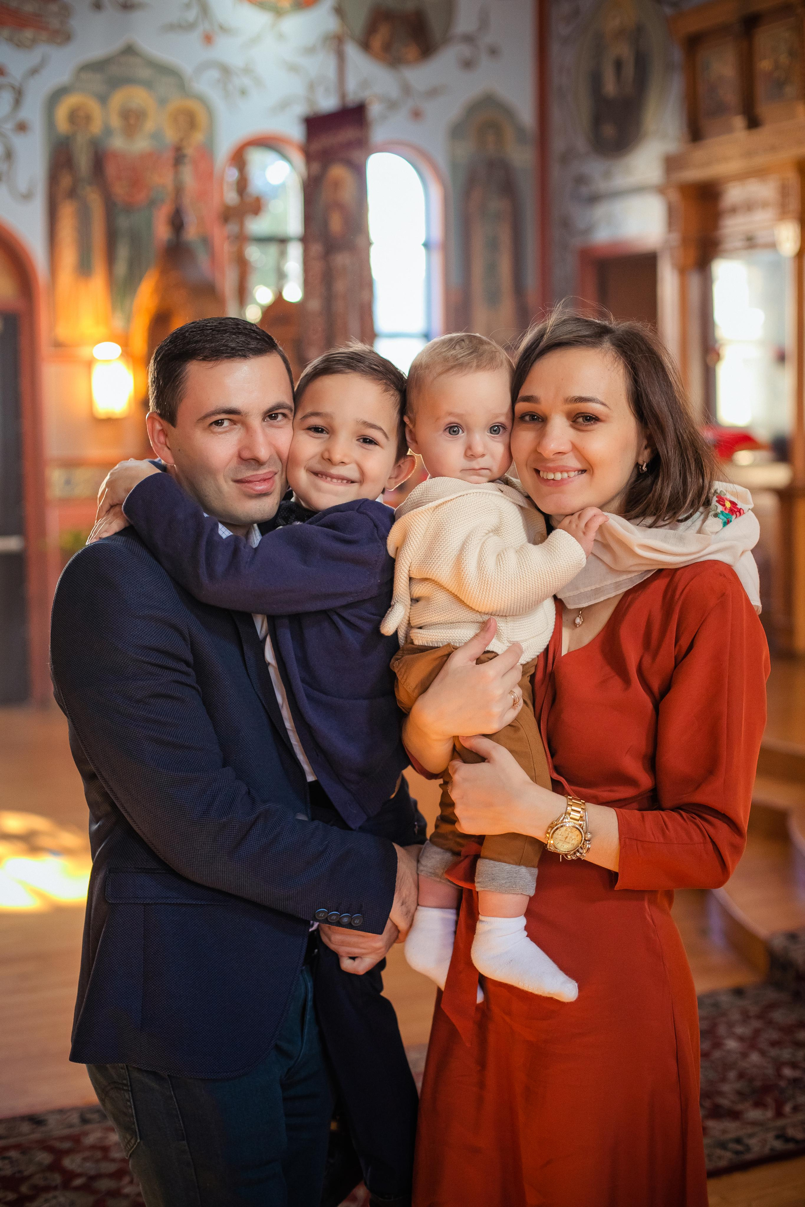 Baptism. Family, kids portrait and newborn photographer in Chicago Illinois