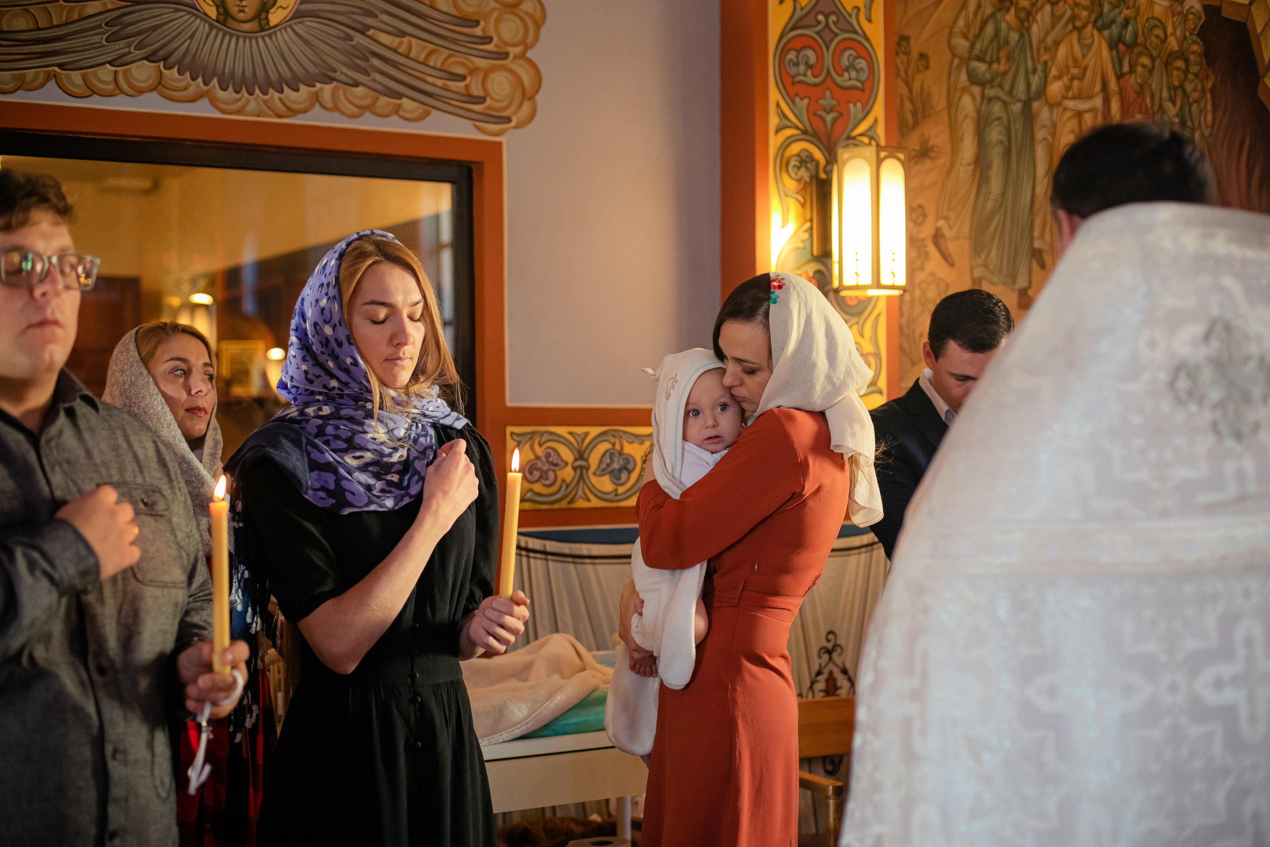 Baptism. Family, kids portrait and newborn photographer in Chicago Illinois