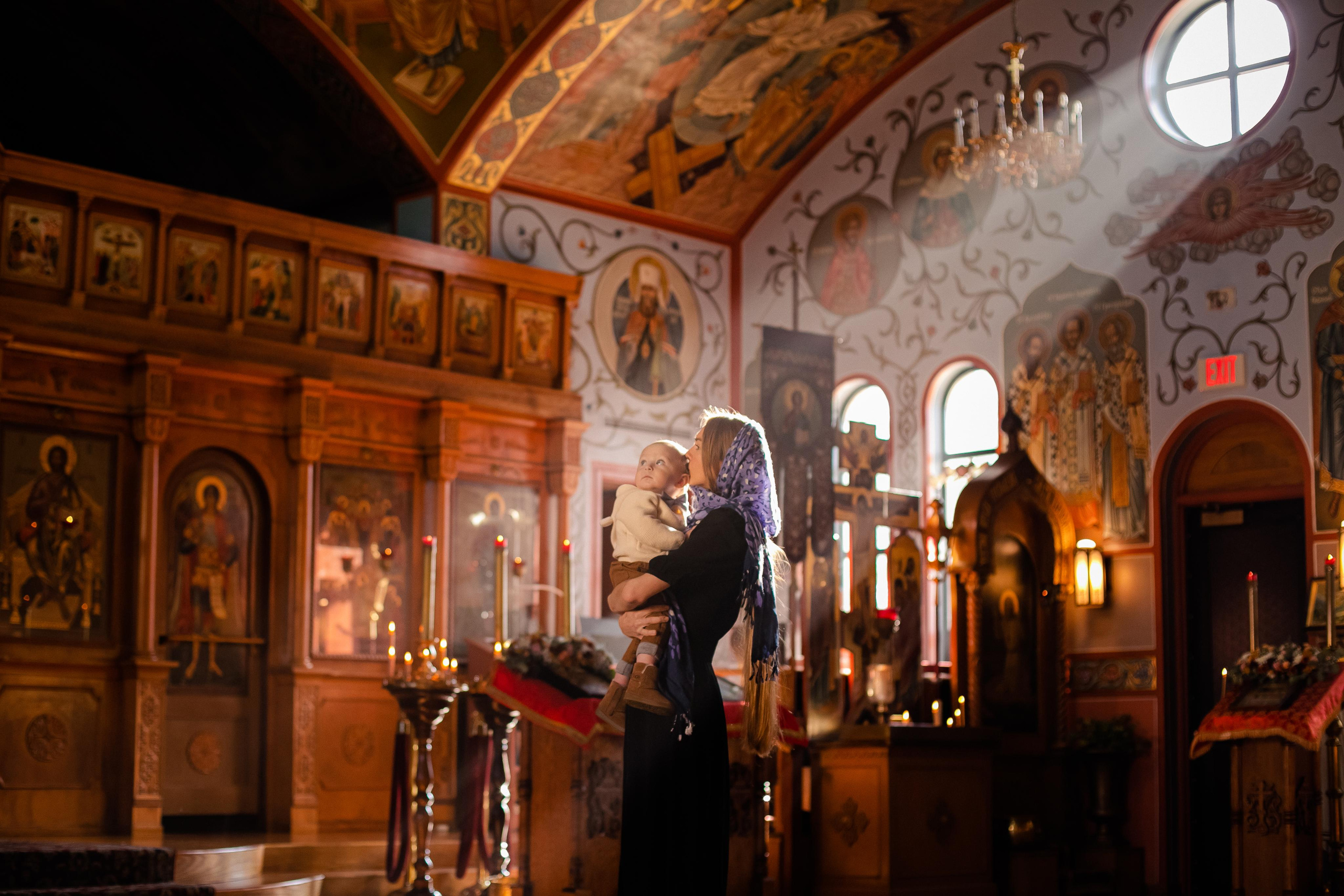 Baptism. Family, kids portrait and newborn photographer in Chicago Illinois