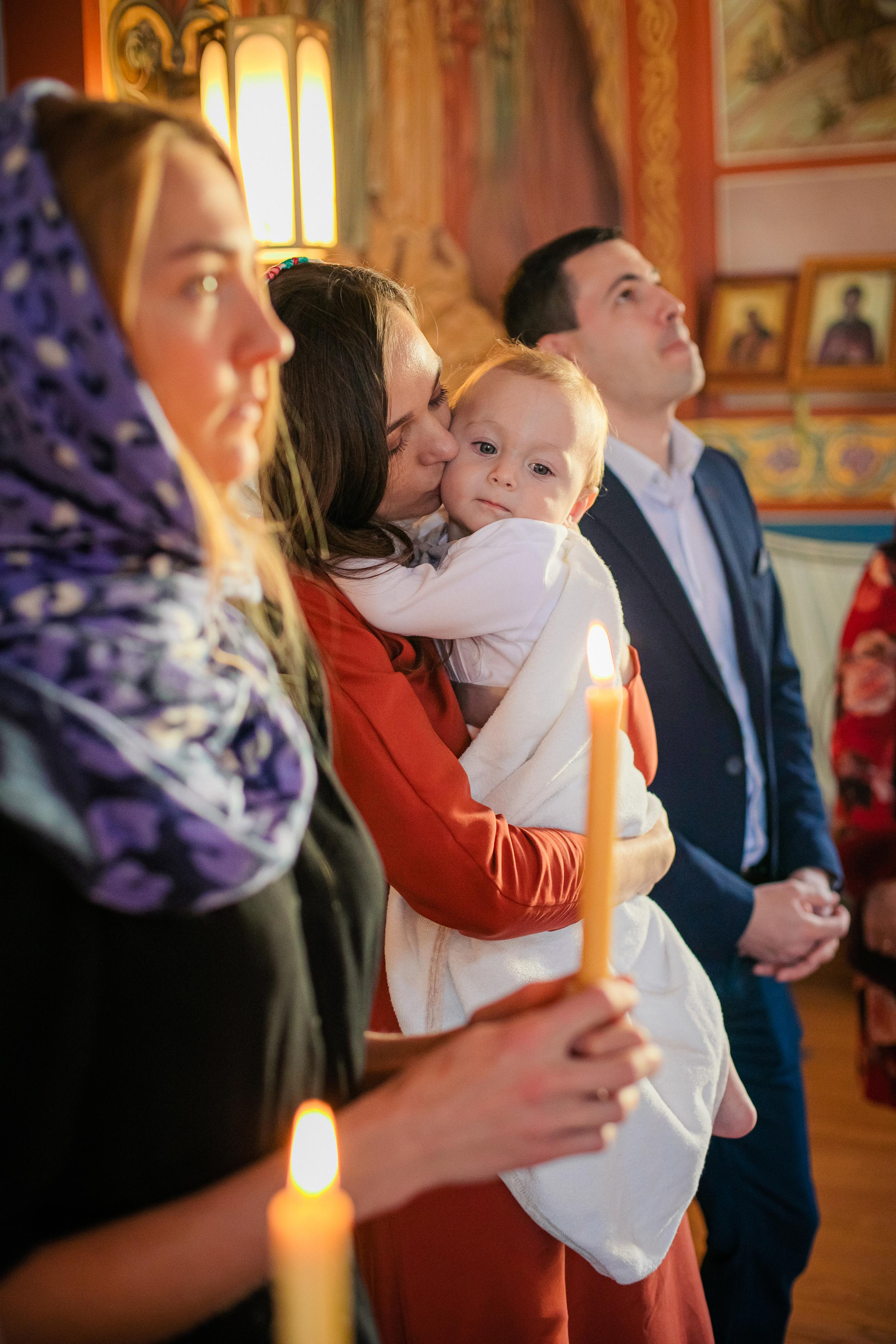 Baptism. Family, kids portrait and newborn photographer in Chicago Illinois