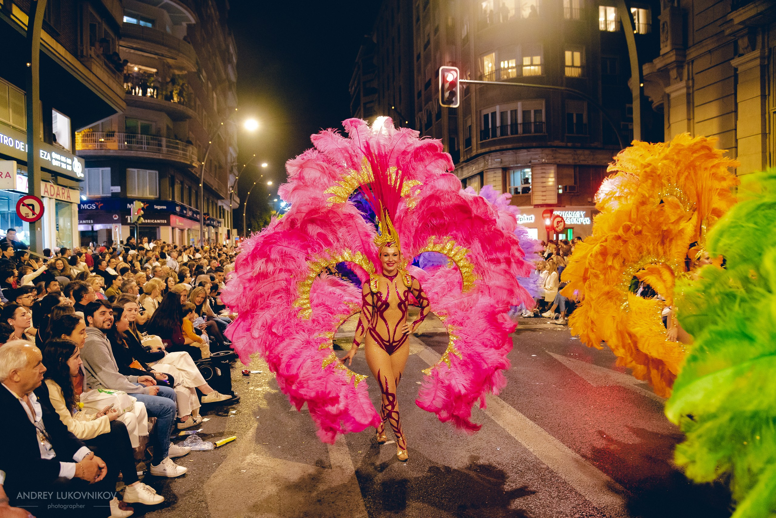 Photo report from the night carnival in Murcia | Reportage photographer Andrey Lukovnikov