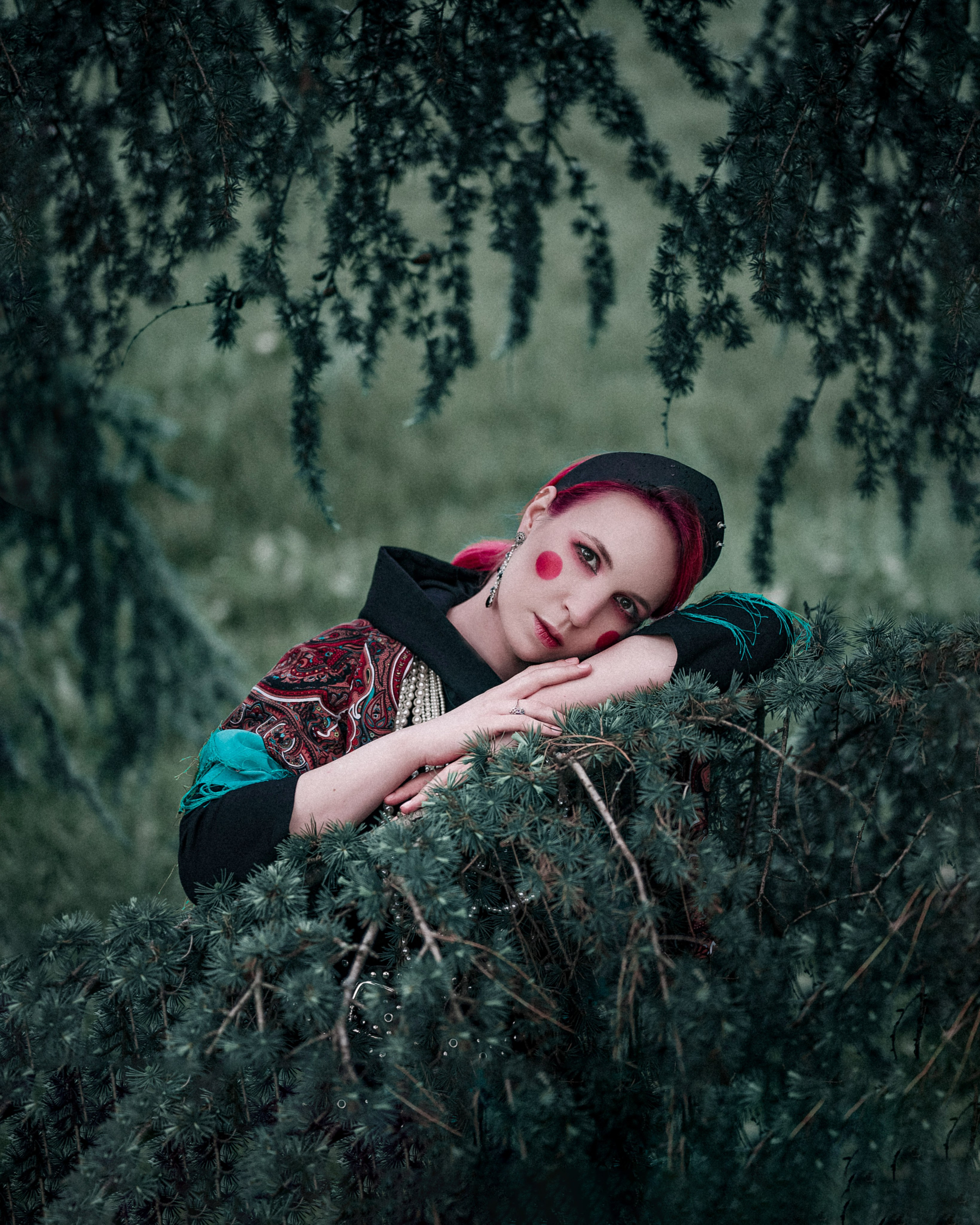 Dark Slavic Fairy-tale in Fir Trees. Moth & Moss Photography