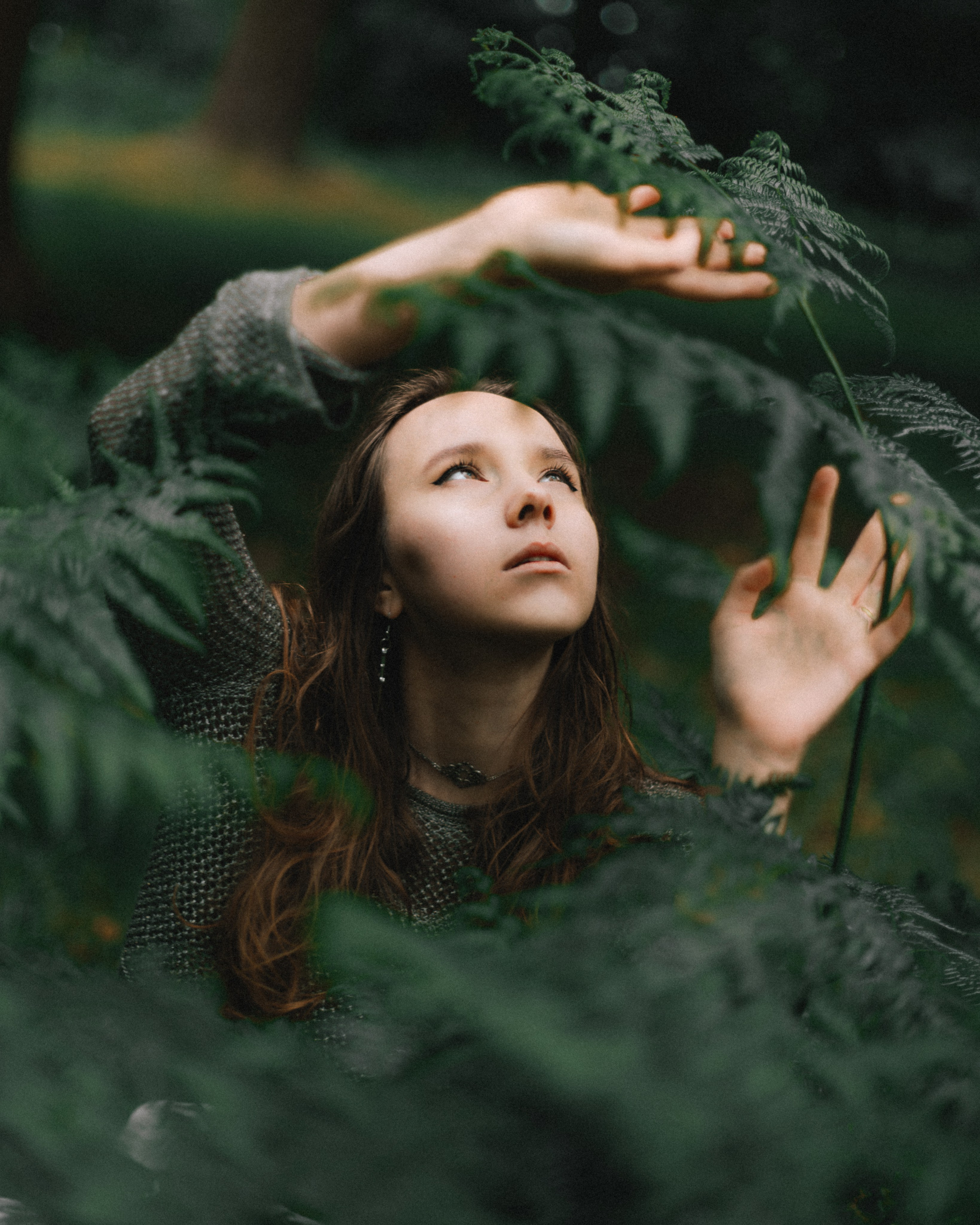 Moody Forest Princess Warrior Photoshoot. Moth & Moss Photography