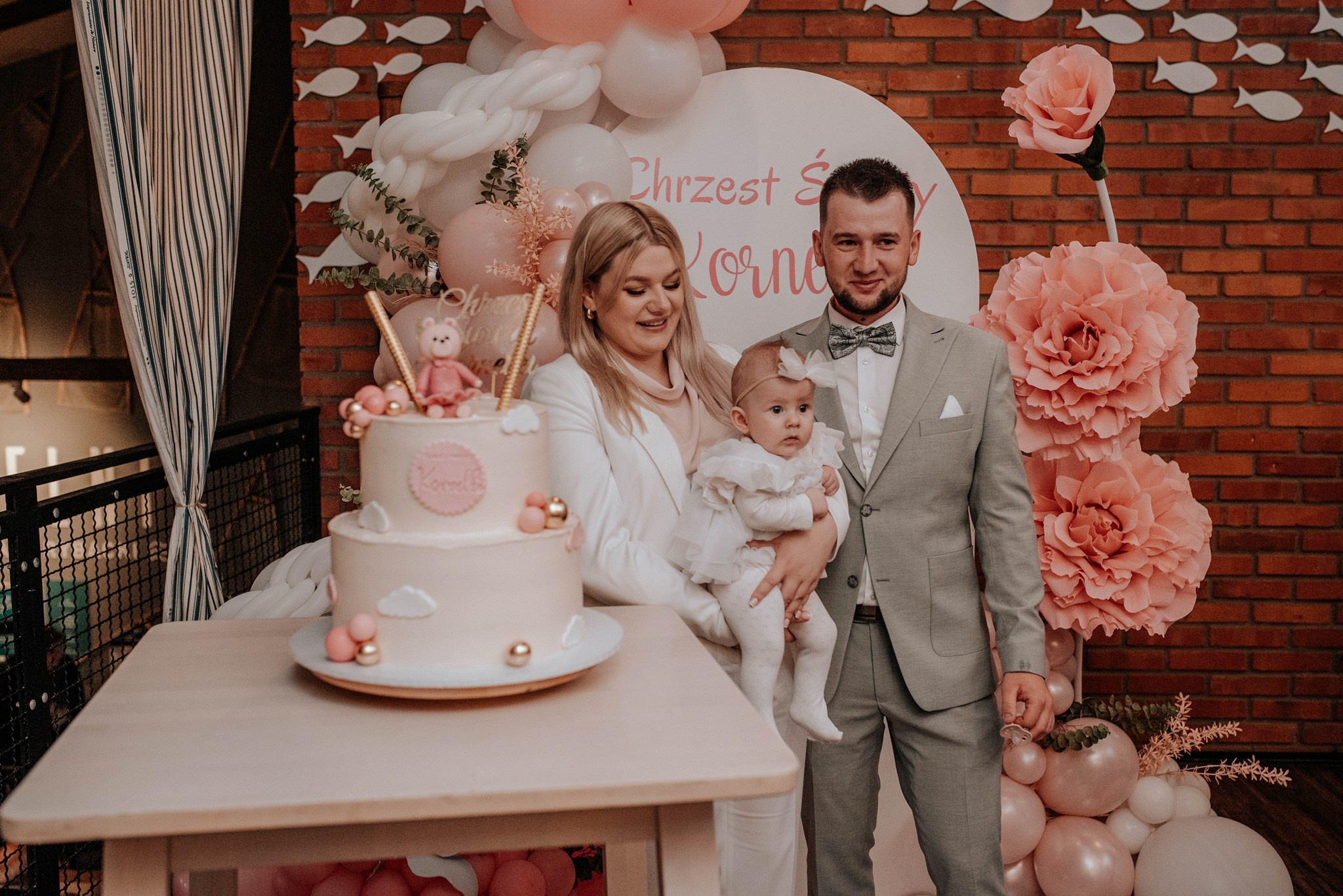 Chrzest Święty Kornelii. Dominika Strachacka Fotografia | Fotograf ślubny i rodzinny Opole Lubelskie Lublin