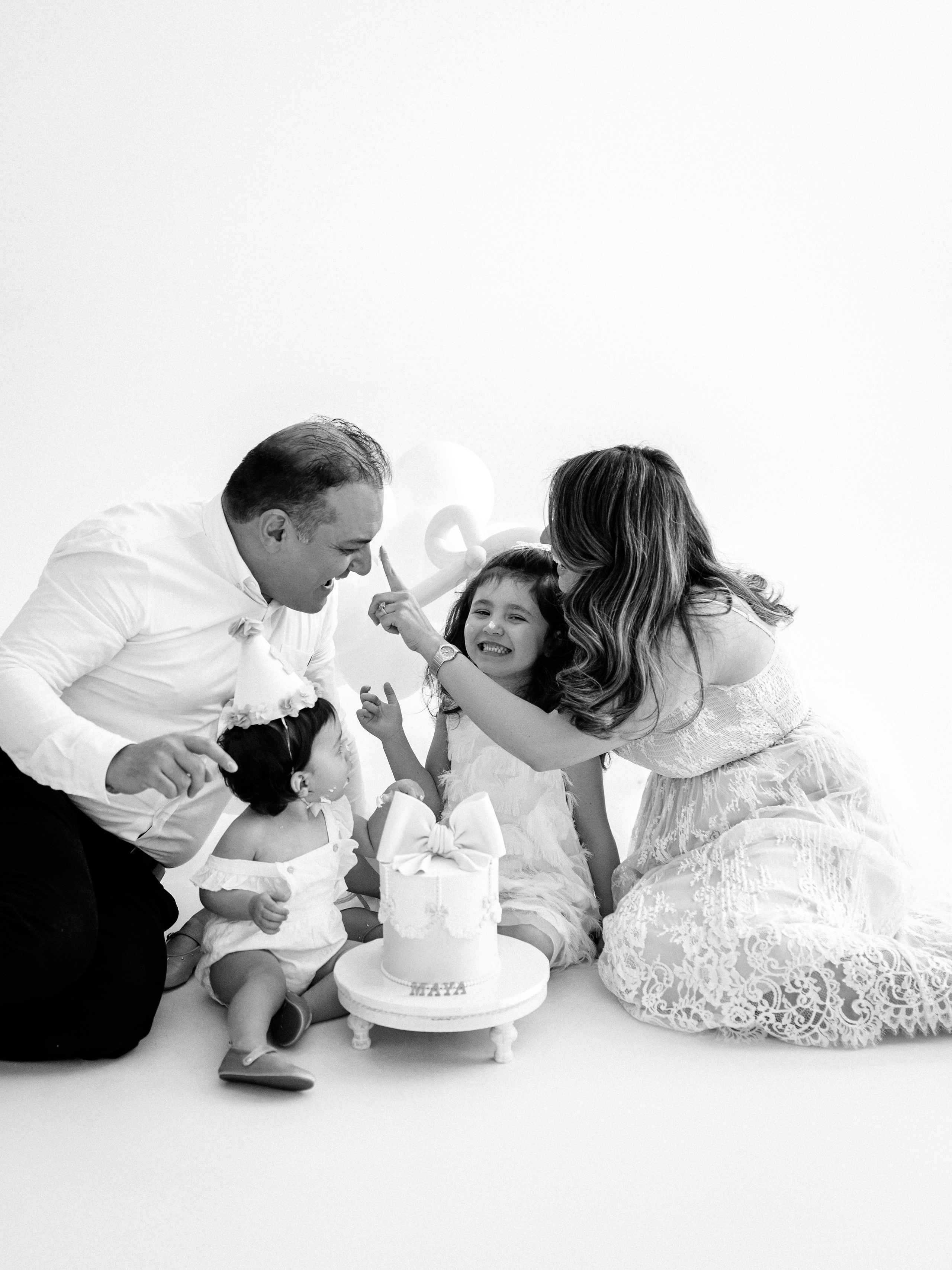 First birthday photoshoot Eva