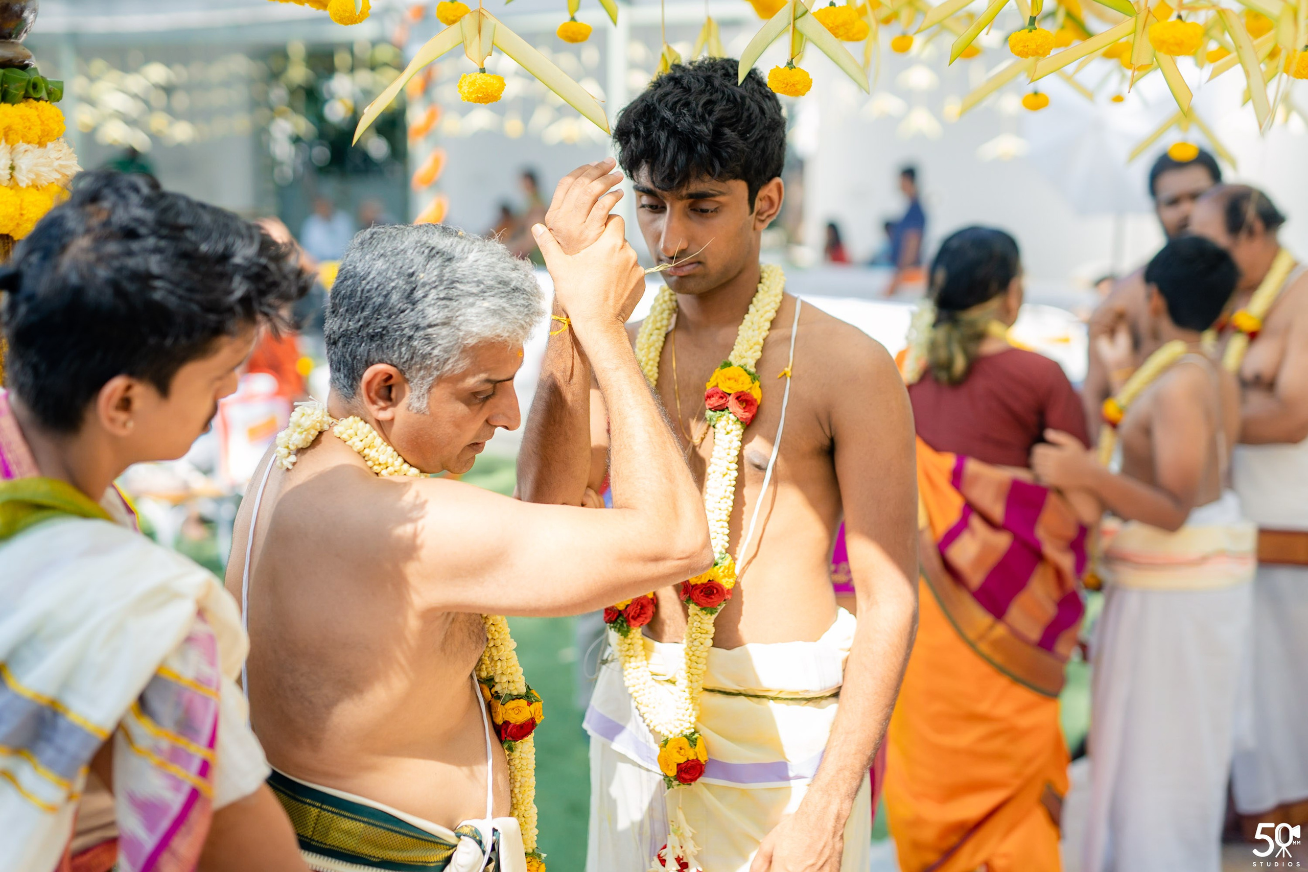 SANJAY AND SAKETH UPANAYANA. 50mm STUDIOS