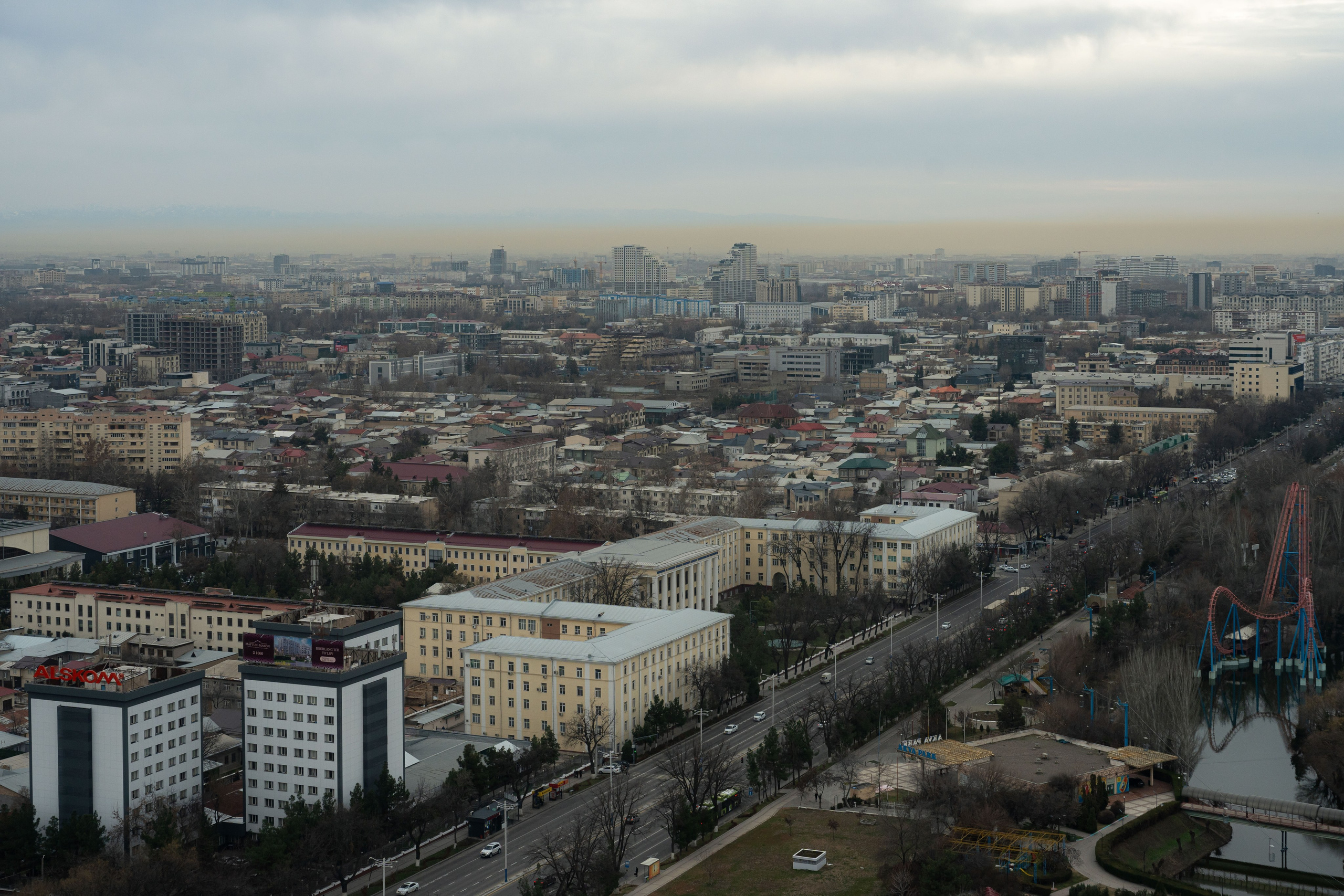 Смог в Ташкенте или Взгляд на город с высоты птичьего полета. Георгий Намазов | Фотограф в Ташкенте
