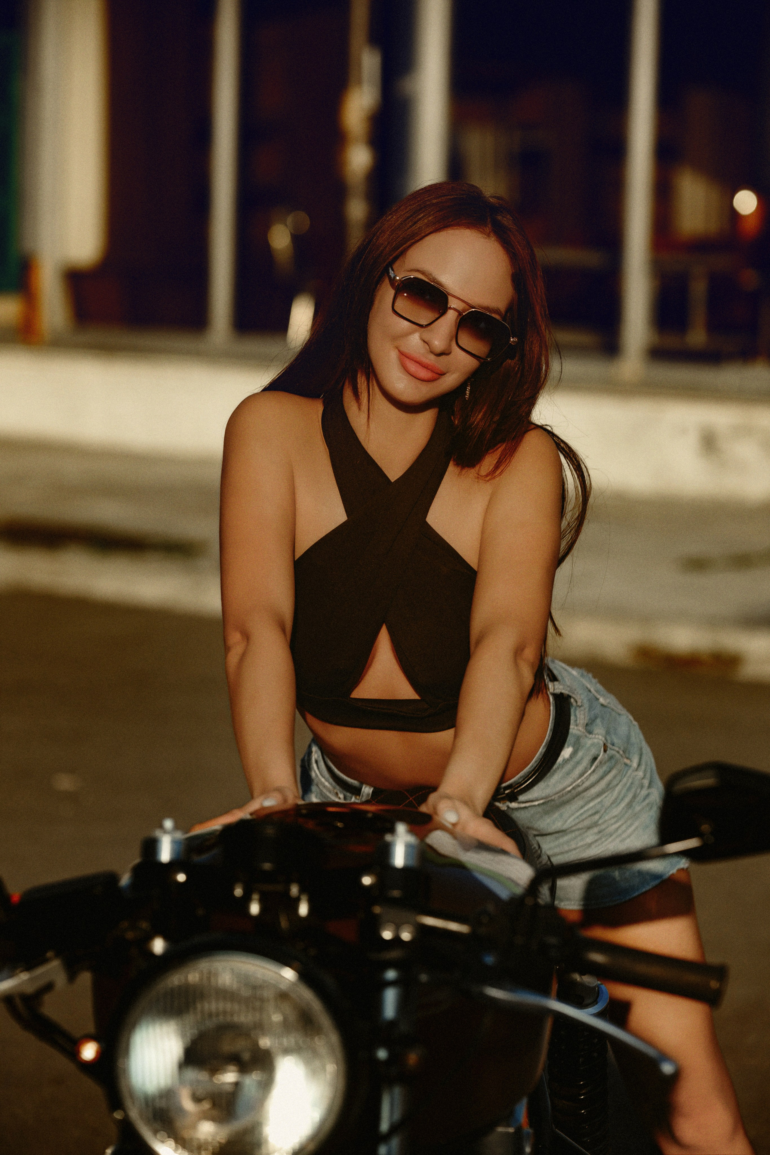 Alina with bike