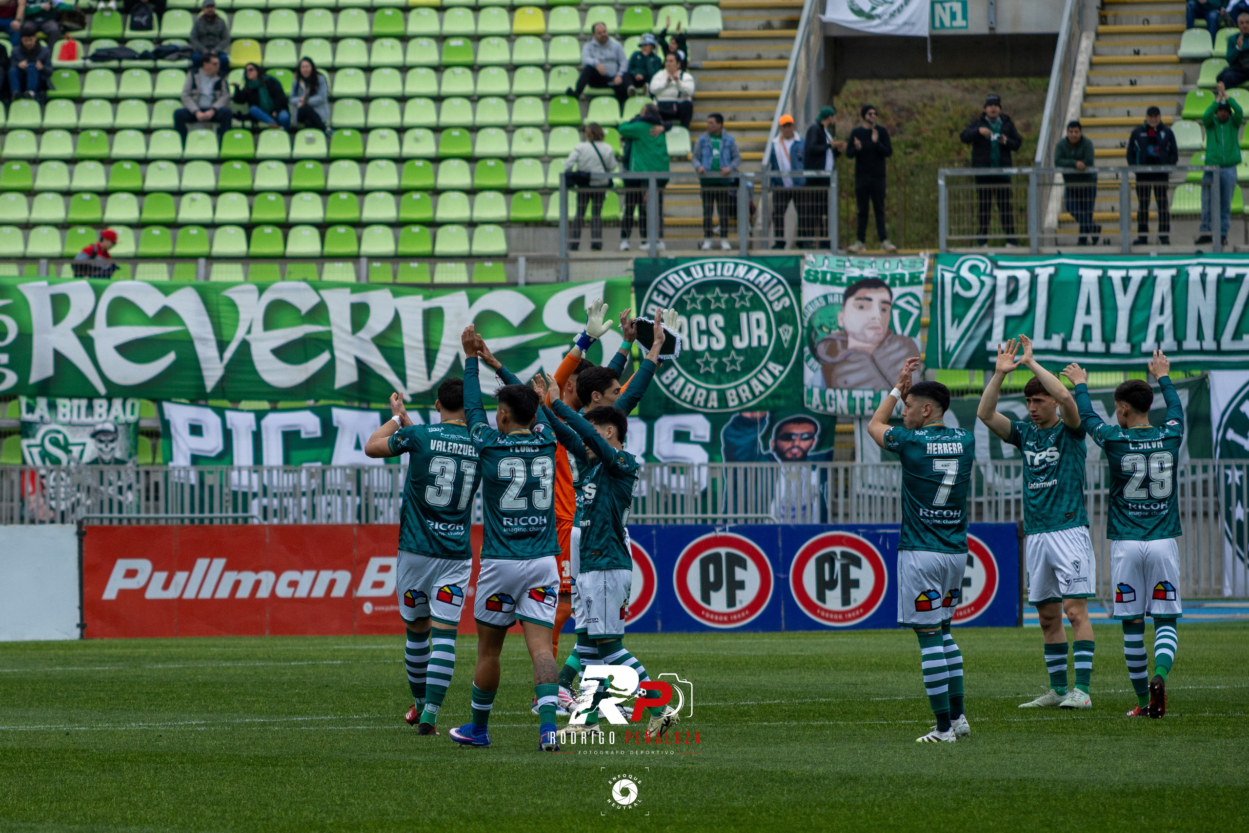 FUTBOL PROFESIONAL WANDERERS VS UNION SAN FELIPE. Fotógrafo Deportivo Rodrigo Peñaloza Otarola