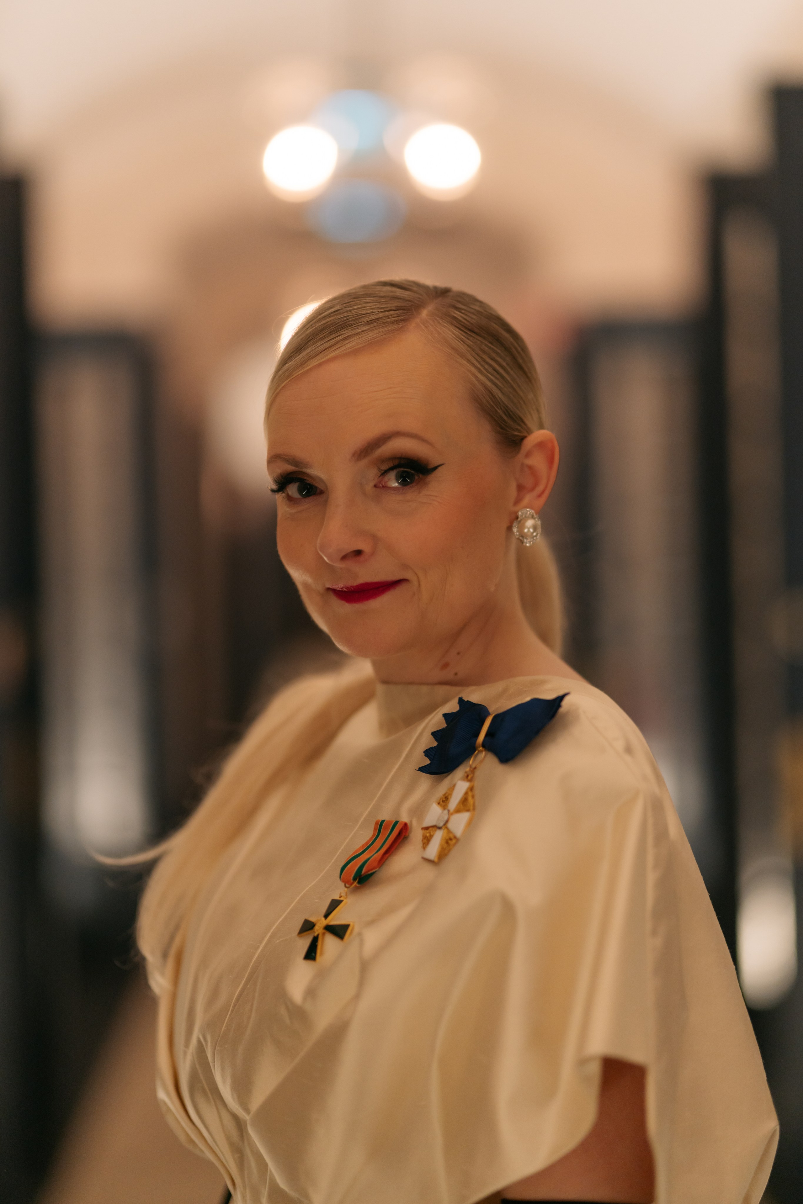 Maria Ohisalo cinematic portrait in natural light Helsinki