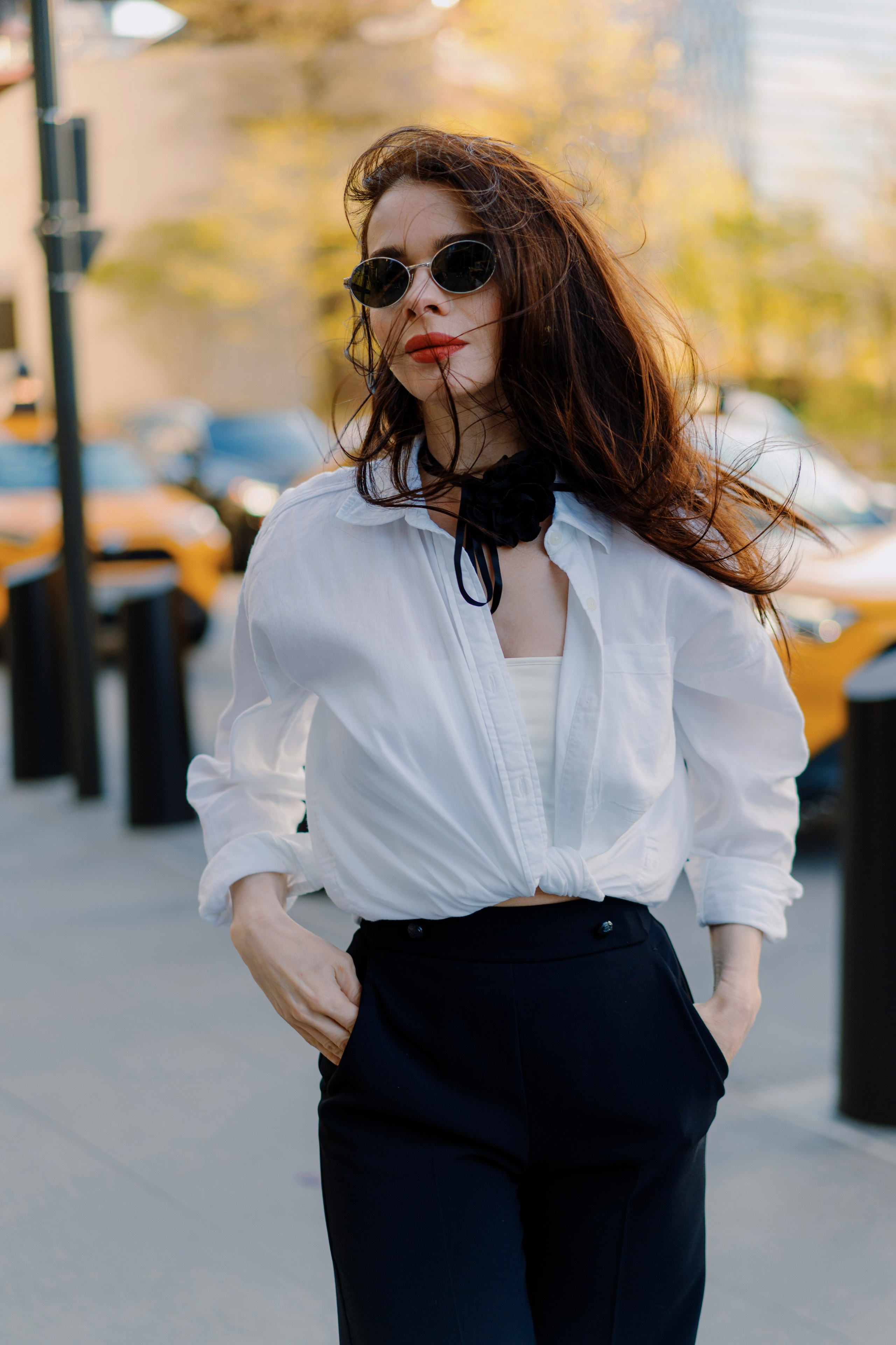 Natalia in Hudson Yards. Videographer and photographer in New York // MAKAROV.VIDEO