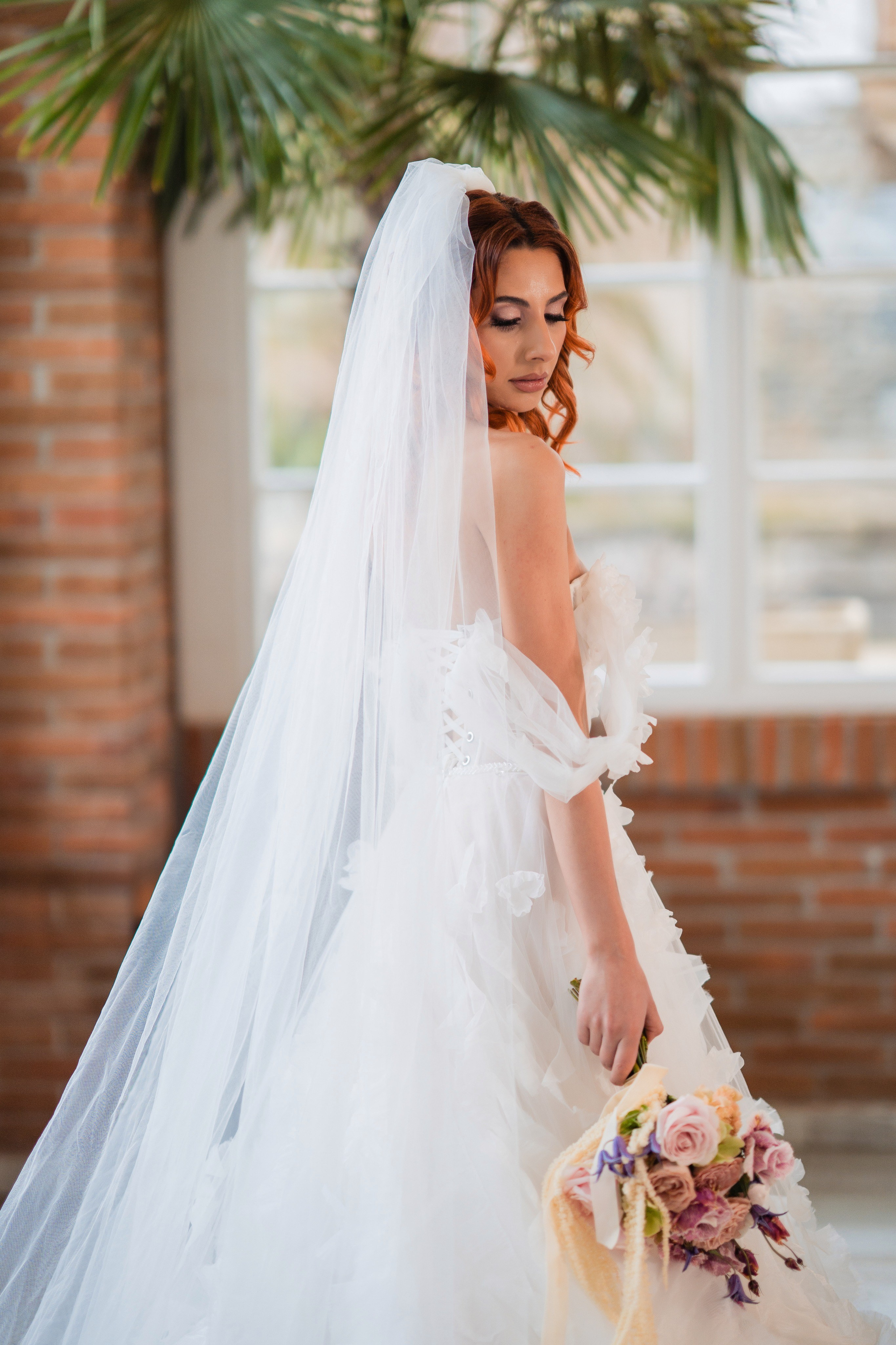 Portret mireasa in ziua nuntii