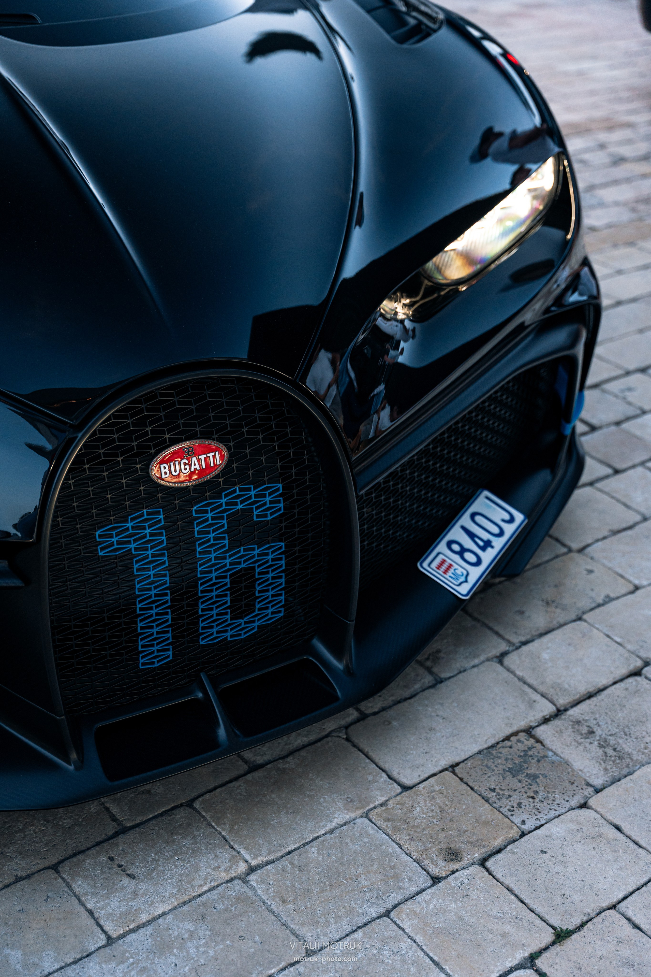 Bugatti Chiron. Photographe de voitures à Paris — Vitalii Motruk