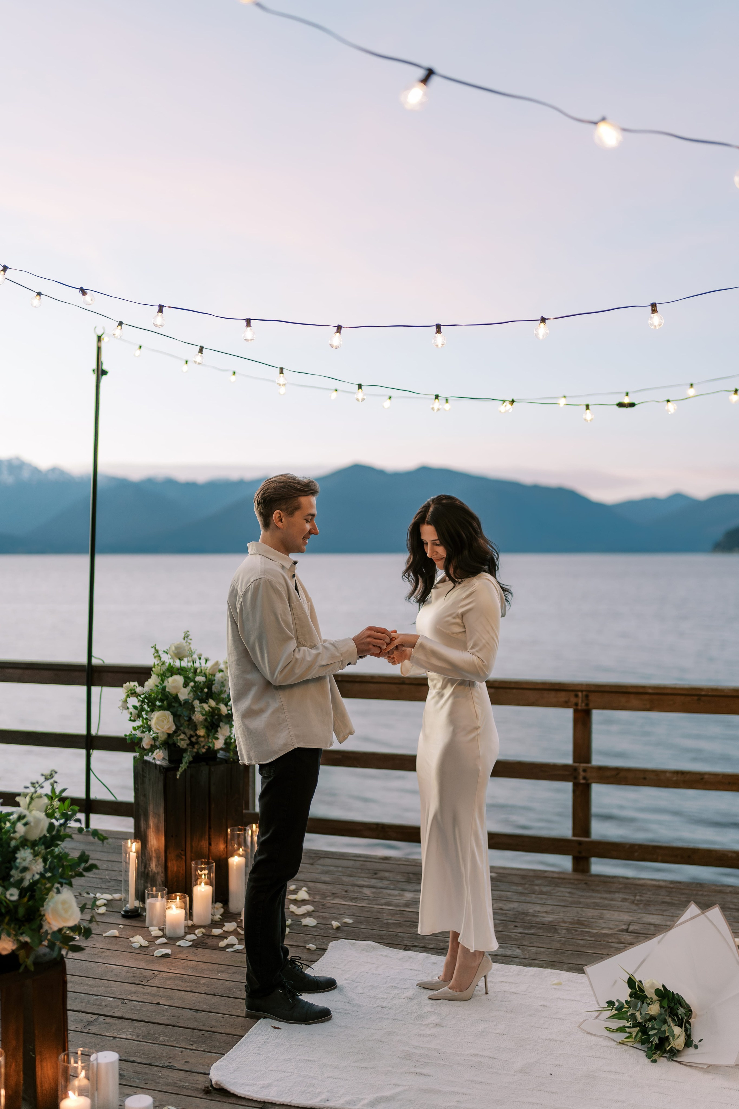 Proposal. January 2025. Seabeck, Washington State. EVAN ARISTOV WEDDING PHOTOGRAPHY — Seattle Wedding Photographer