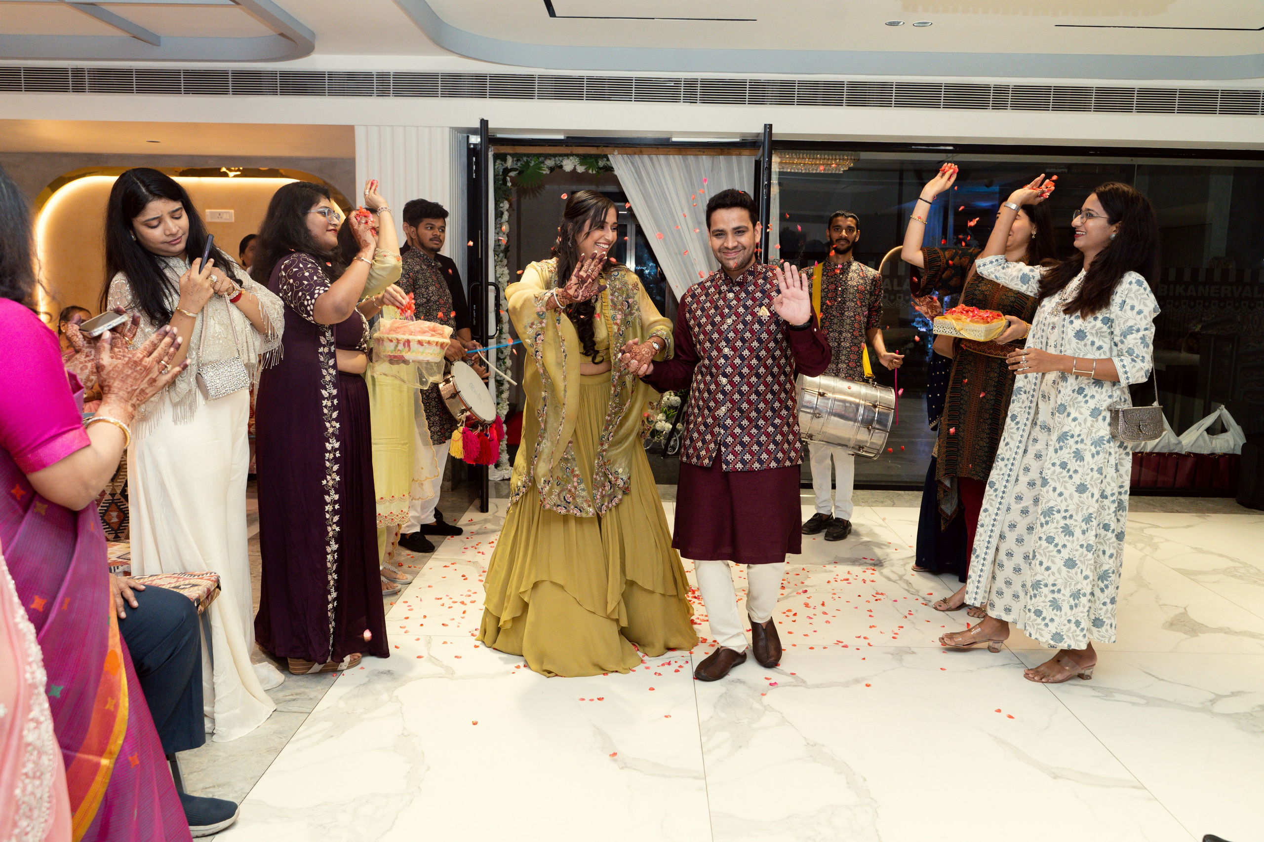 Harshika & Anmol. Menu