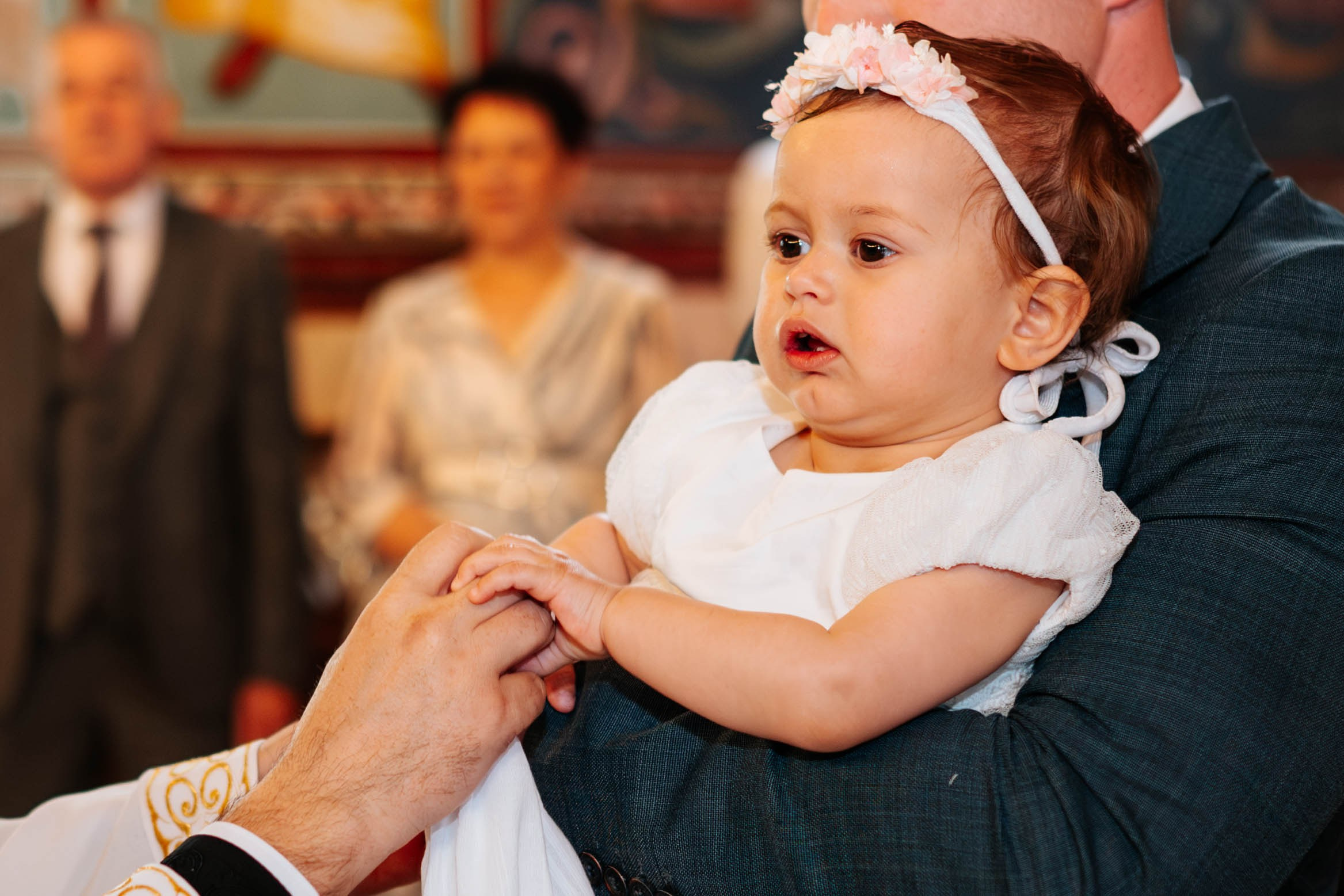 Irina - krštenje. Dečiji i porodični fotograf