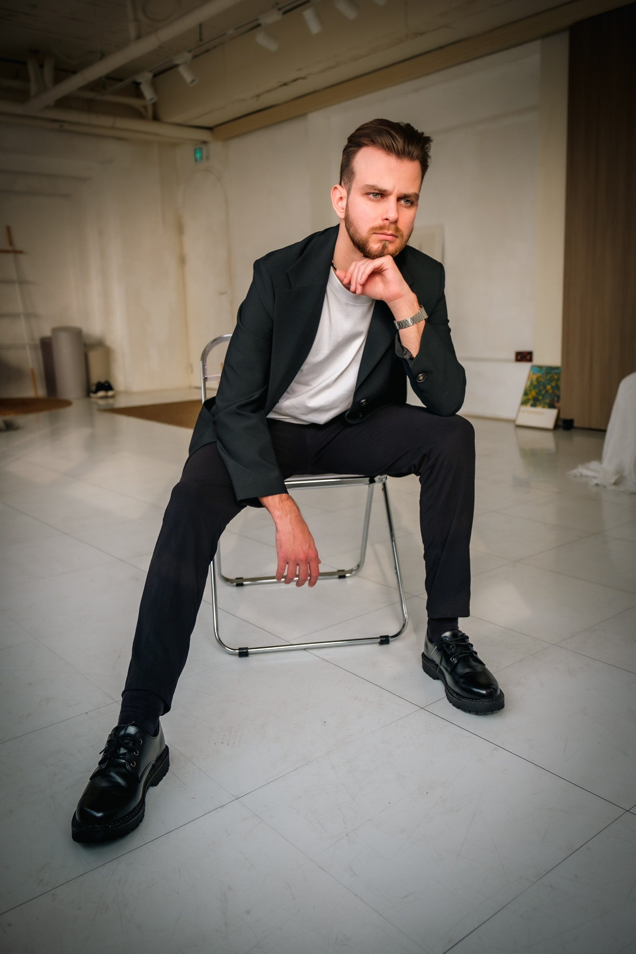 Men studio photography. Photographer in Seoul Dobrokvashina Natalya