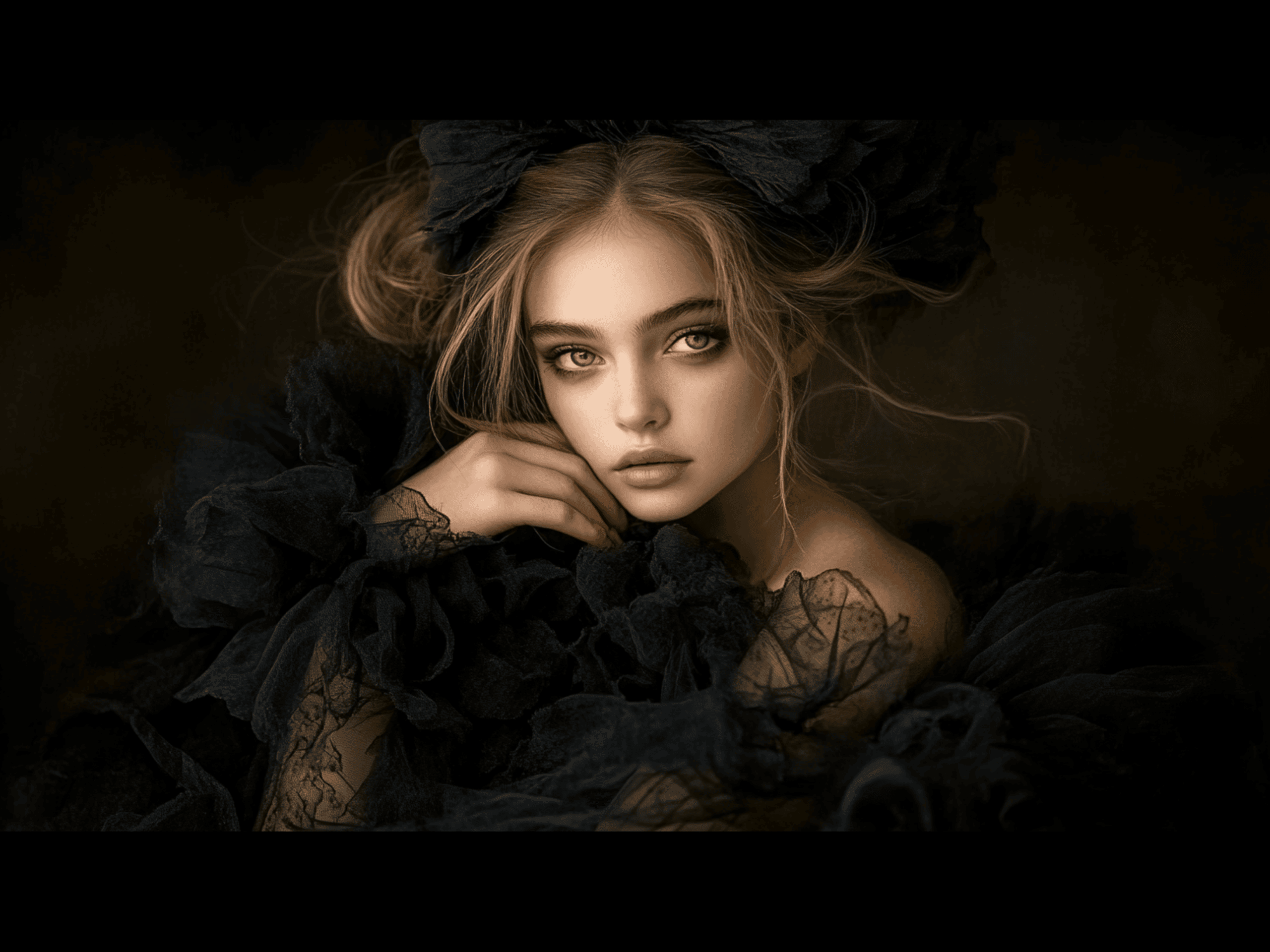 Seated Poise in Vintage Elegance. Edwardsartistry