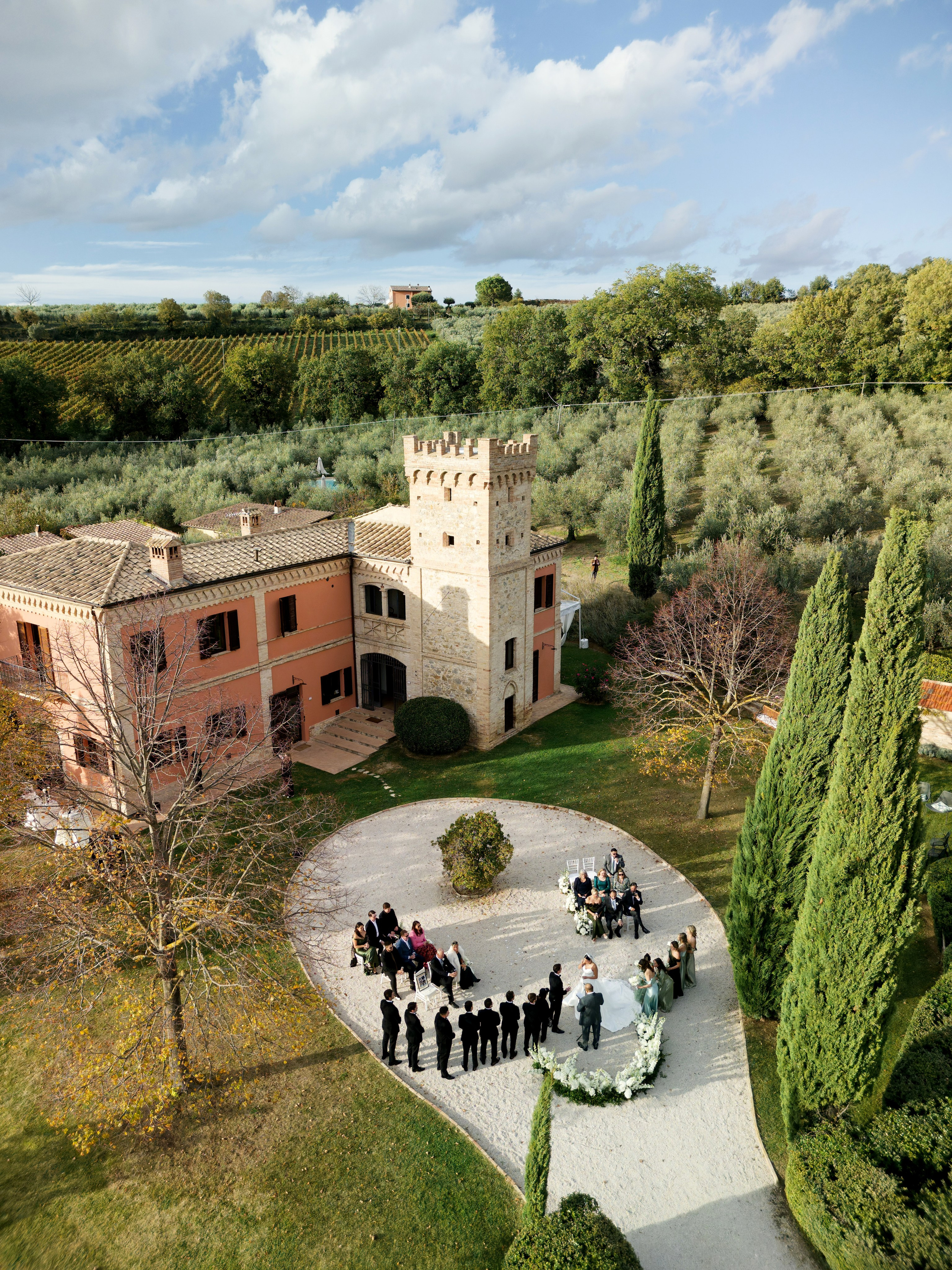Wedding at Fonte Sala, Umbria