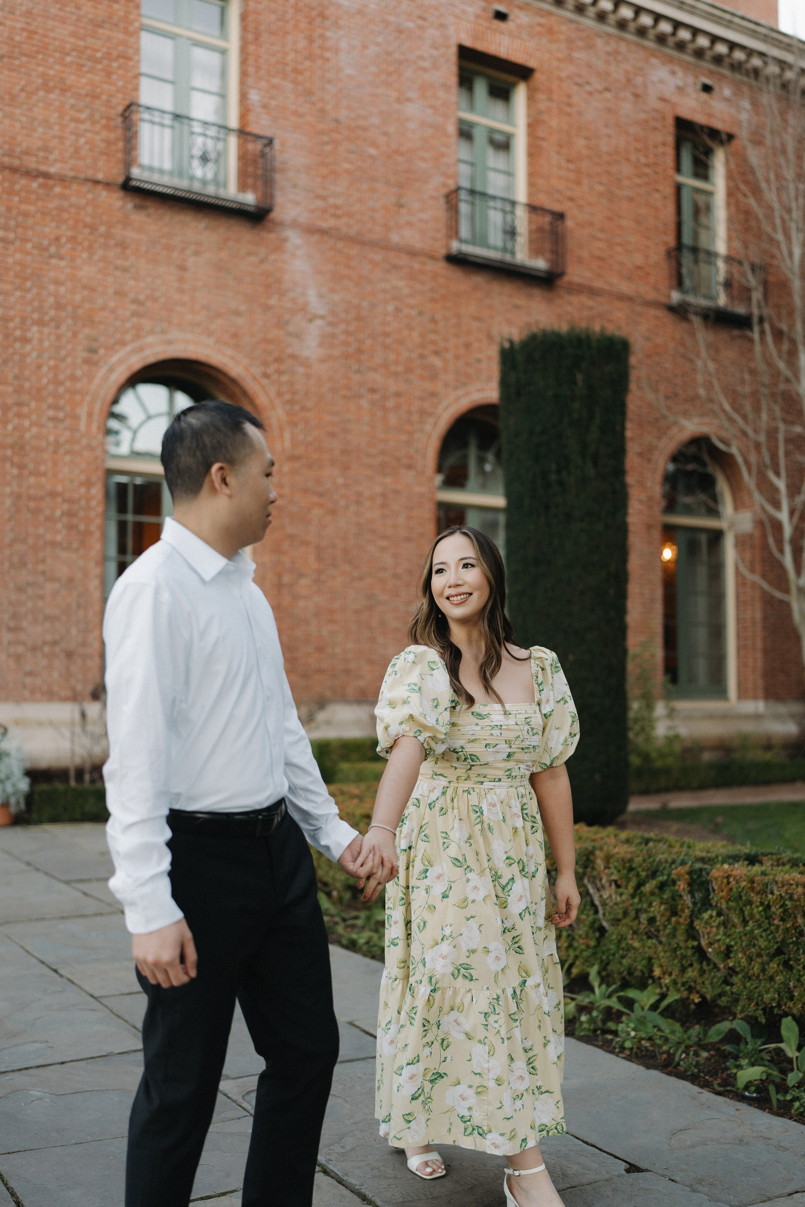 Filoli Historic Garden Engagement Photoshoot. Soulo Photography | San Francisco Bay Area Based Photographer