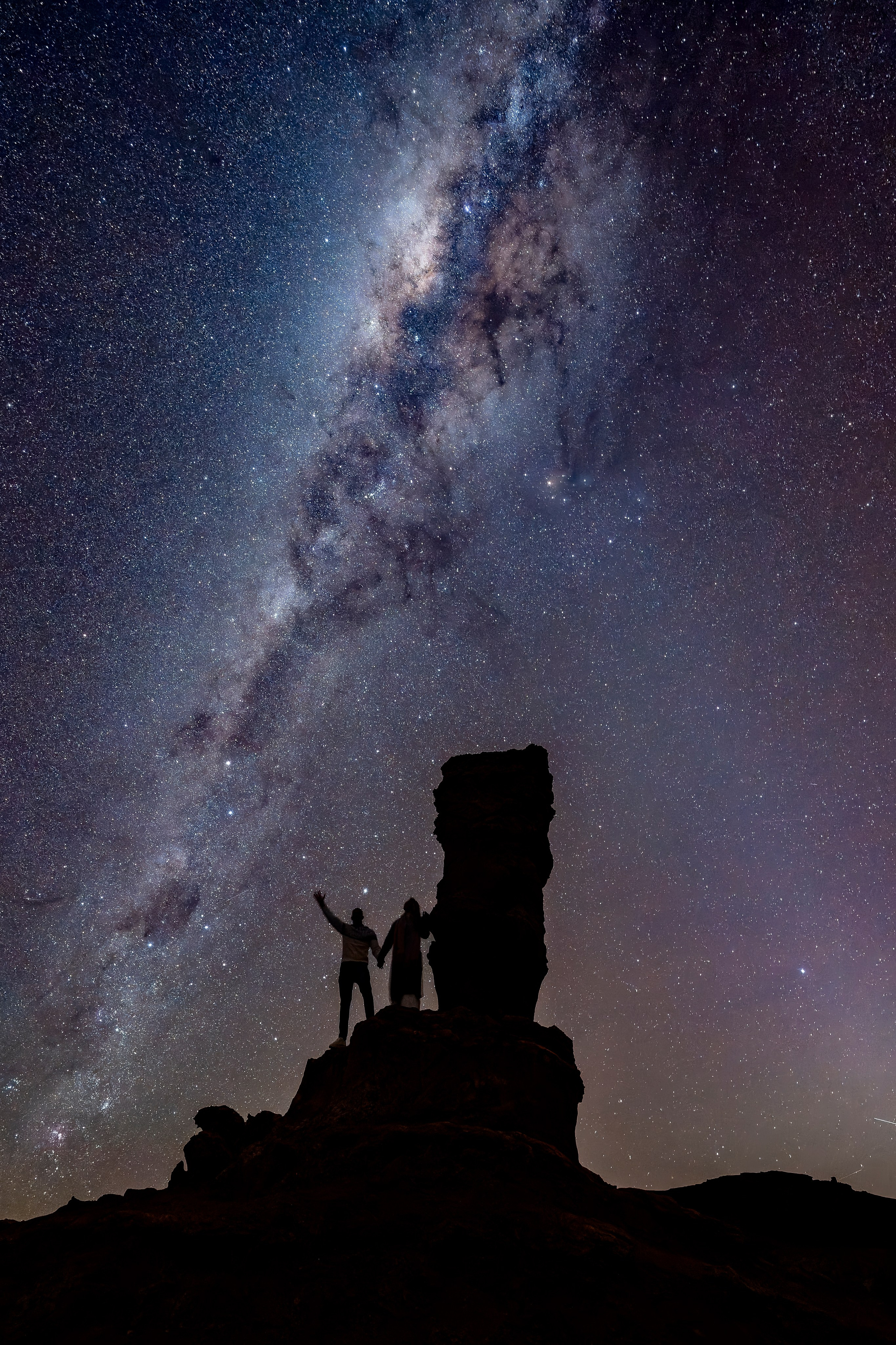 Vallecito Noturno — Pedido de casamento. Fotografo en San Pedro de Atacama