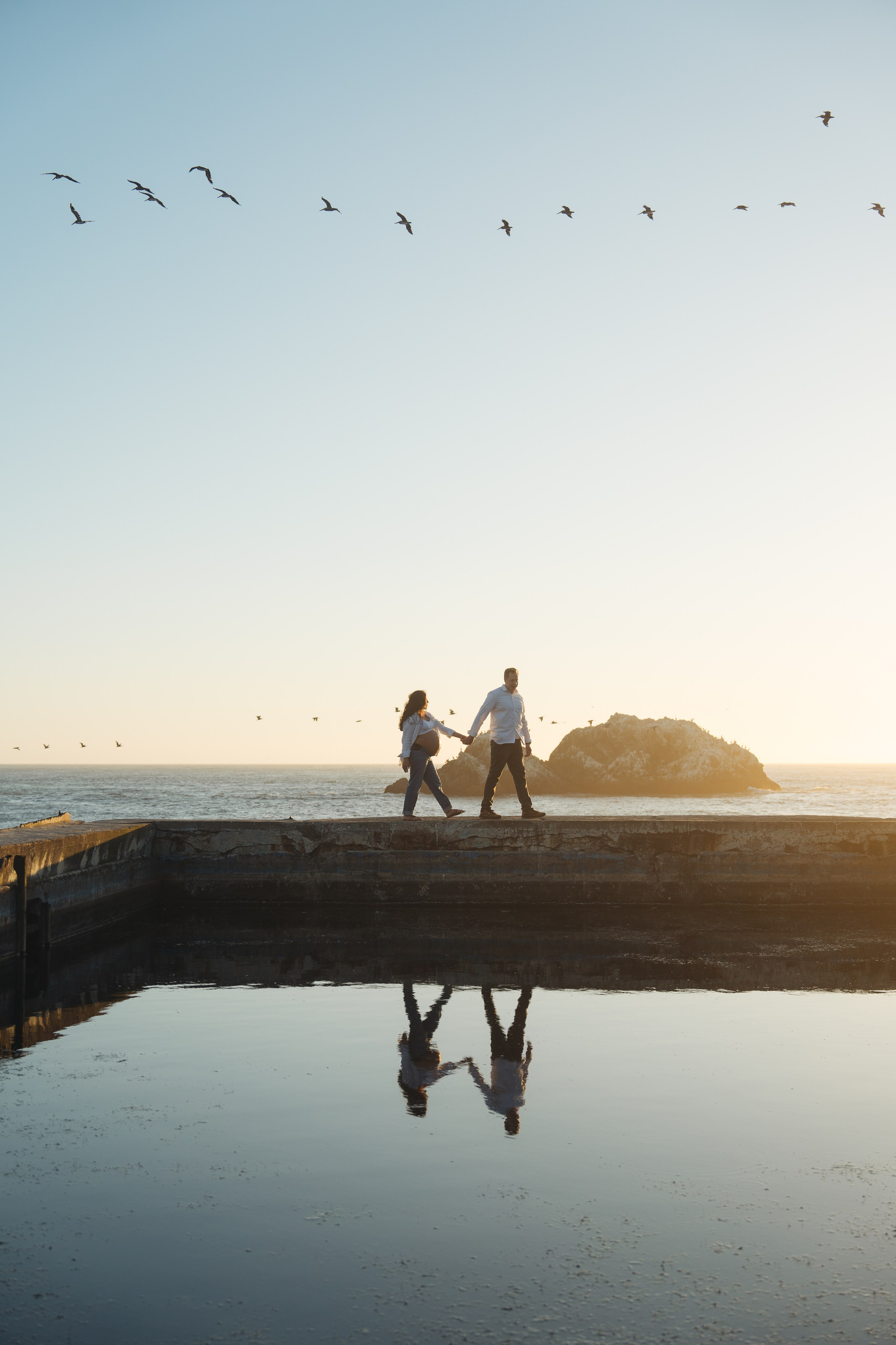 Deicy Maternity Session at Sutro Baths. Soulo Photography | San Francisco Bay Area Based Photographer