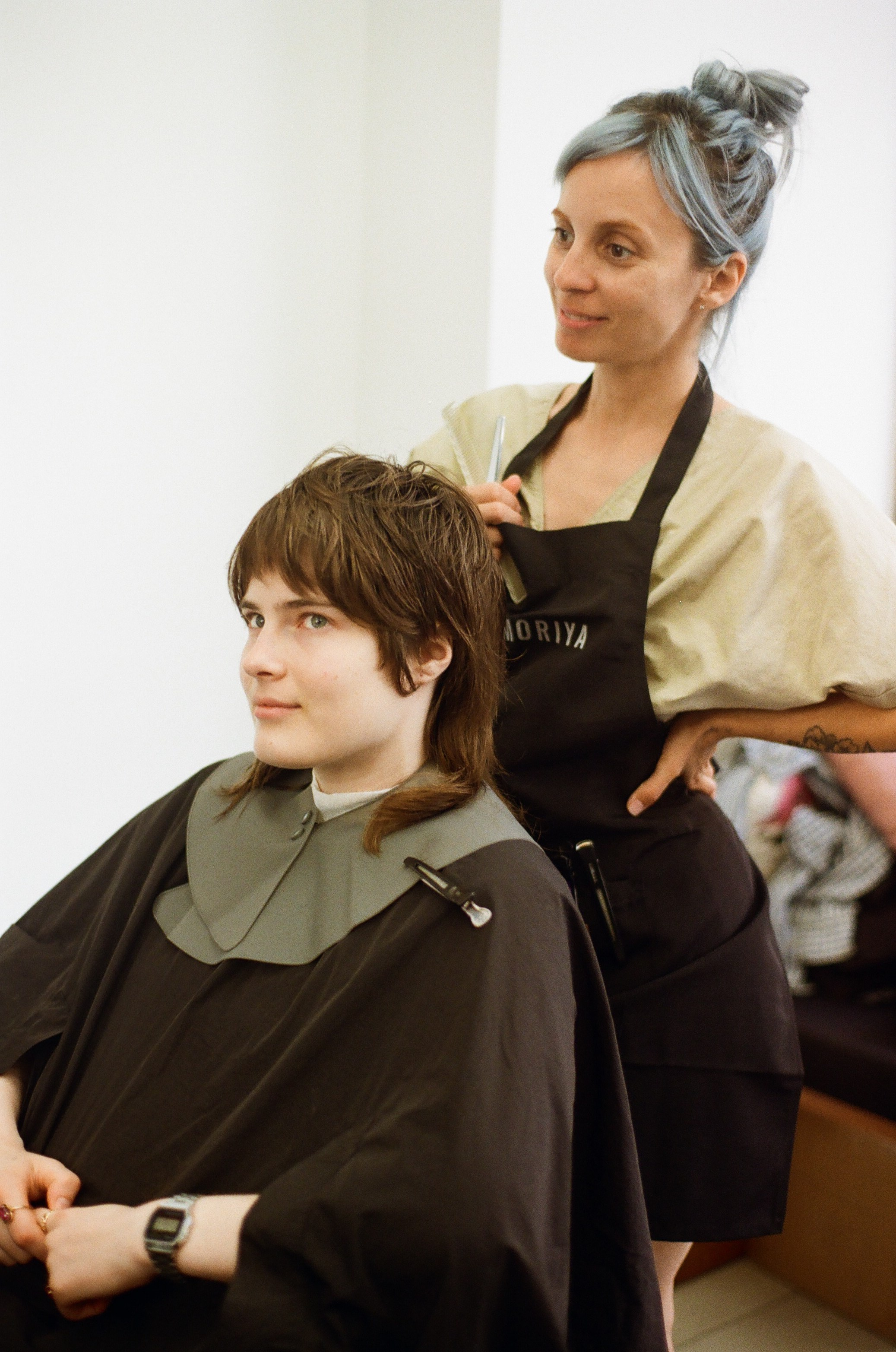 Master class “Haircut”. Film portrait photographer