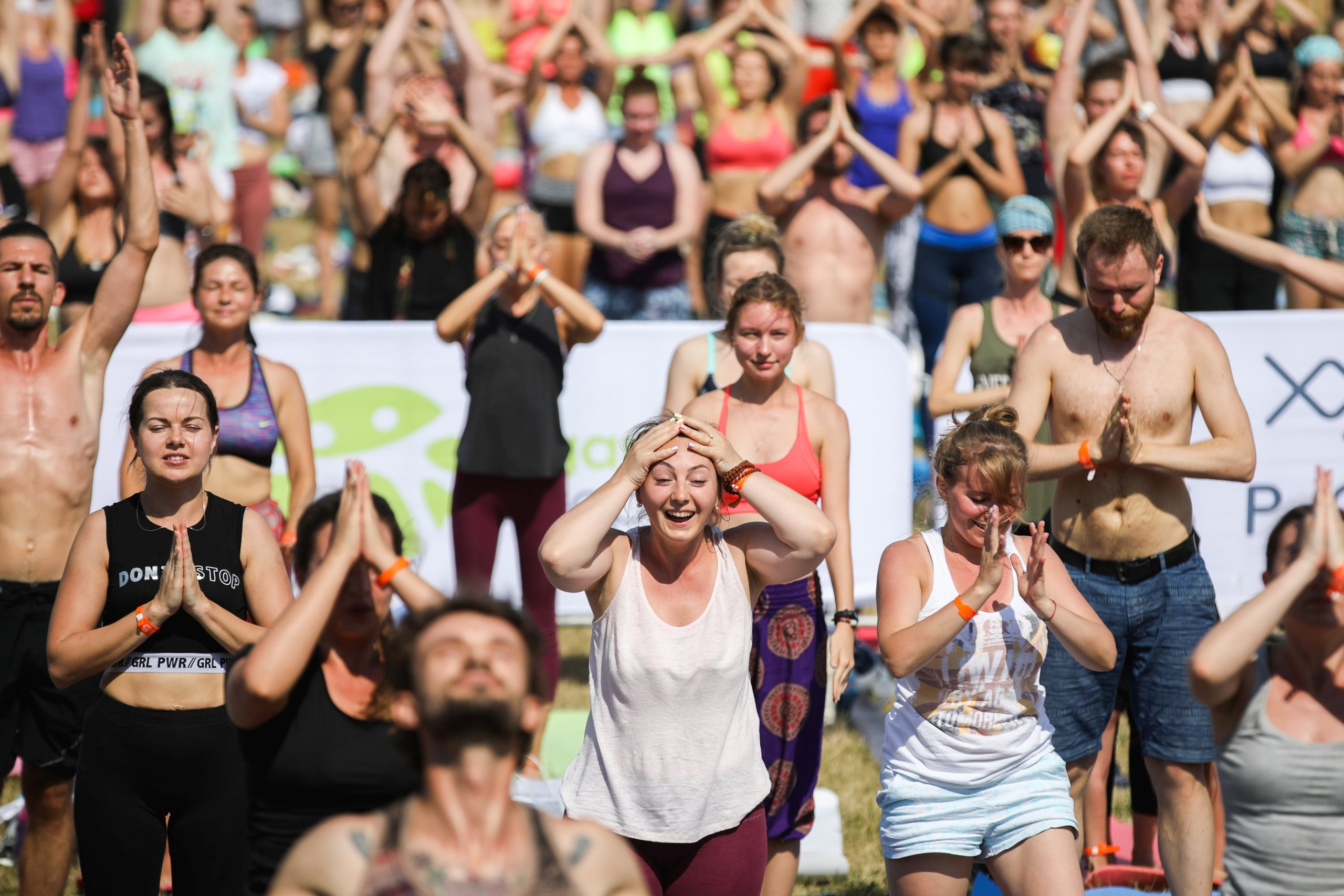 Yoga Day. True Story Photography
