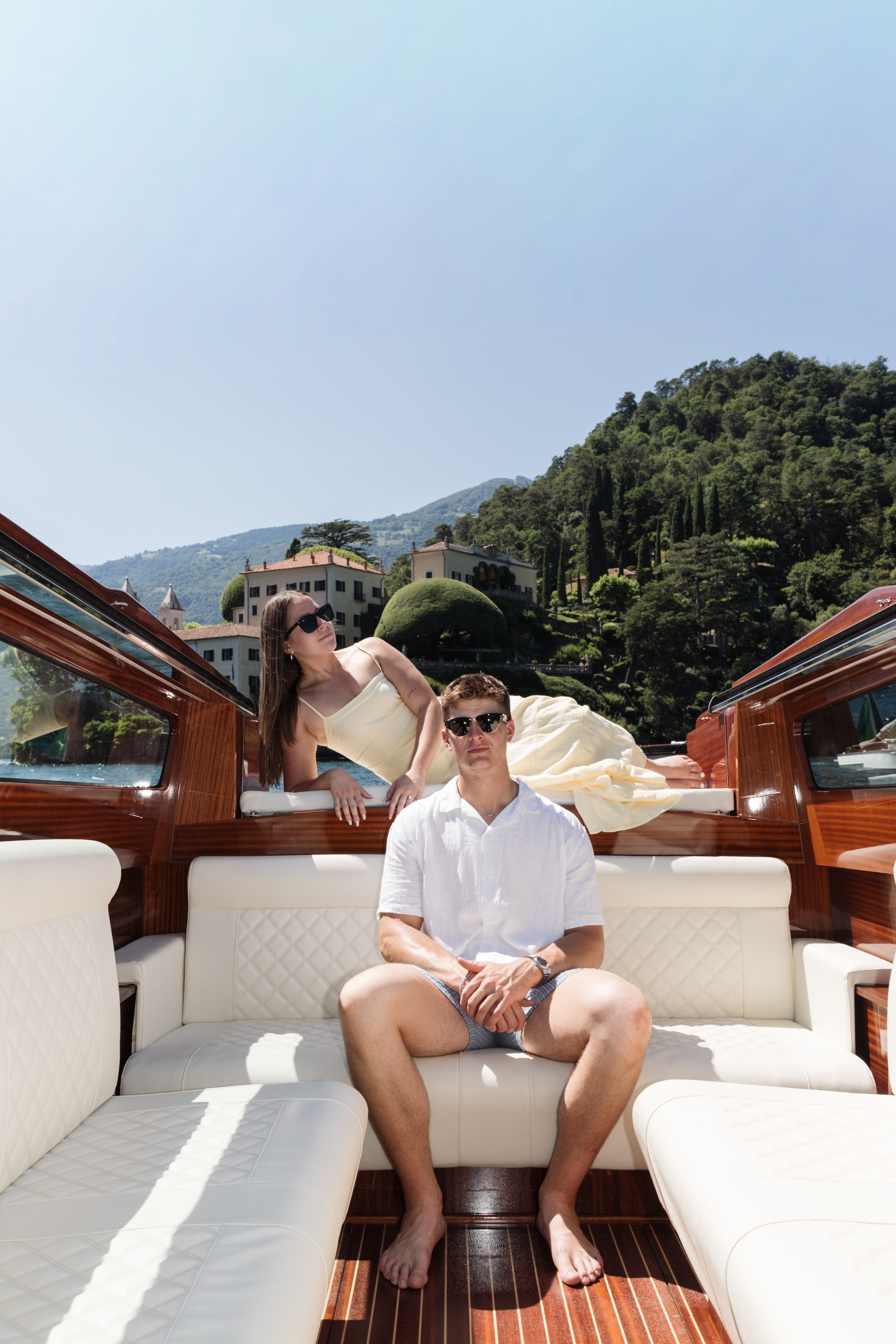 Boat Proposal in Lake Como. Lake Como Proposal Photographer | Surprise Proposals & Engagements