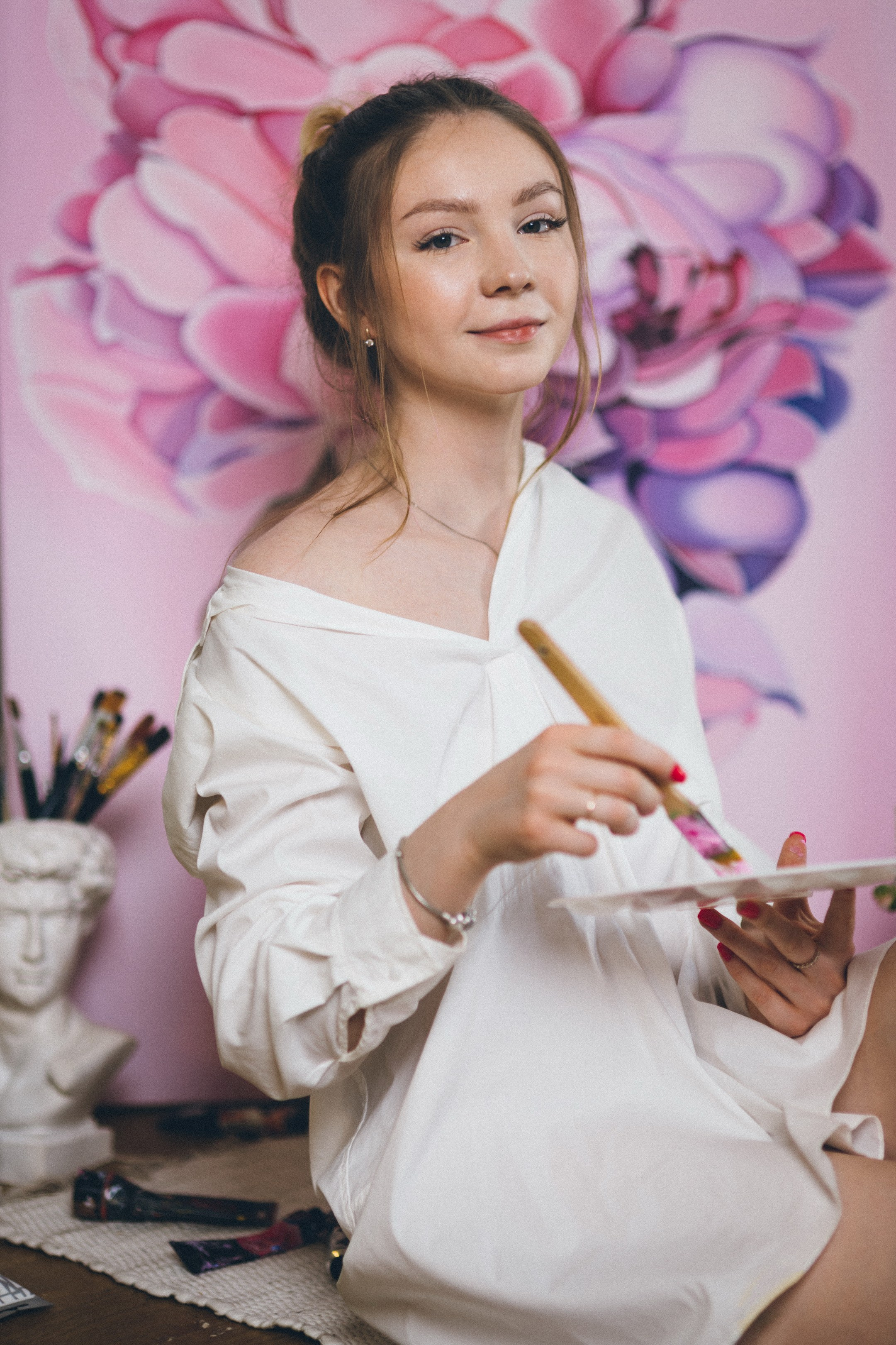 Алеся-фотосессия для художника. Фотограф Анна Кучерявая | Свадьбы и мероприятия в Дубае