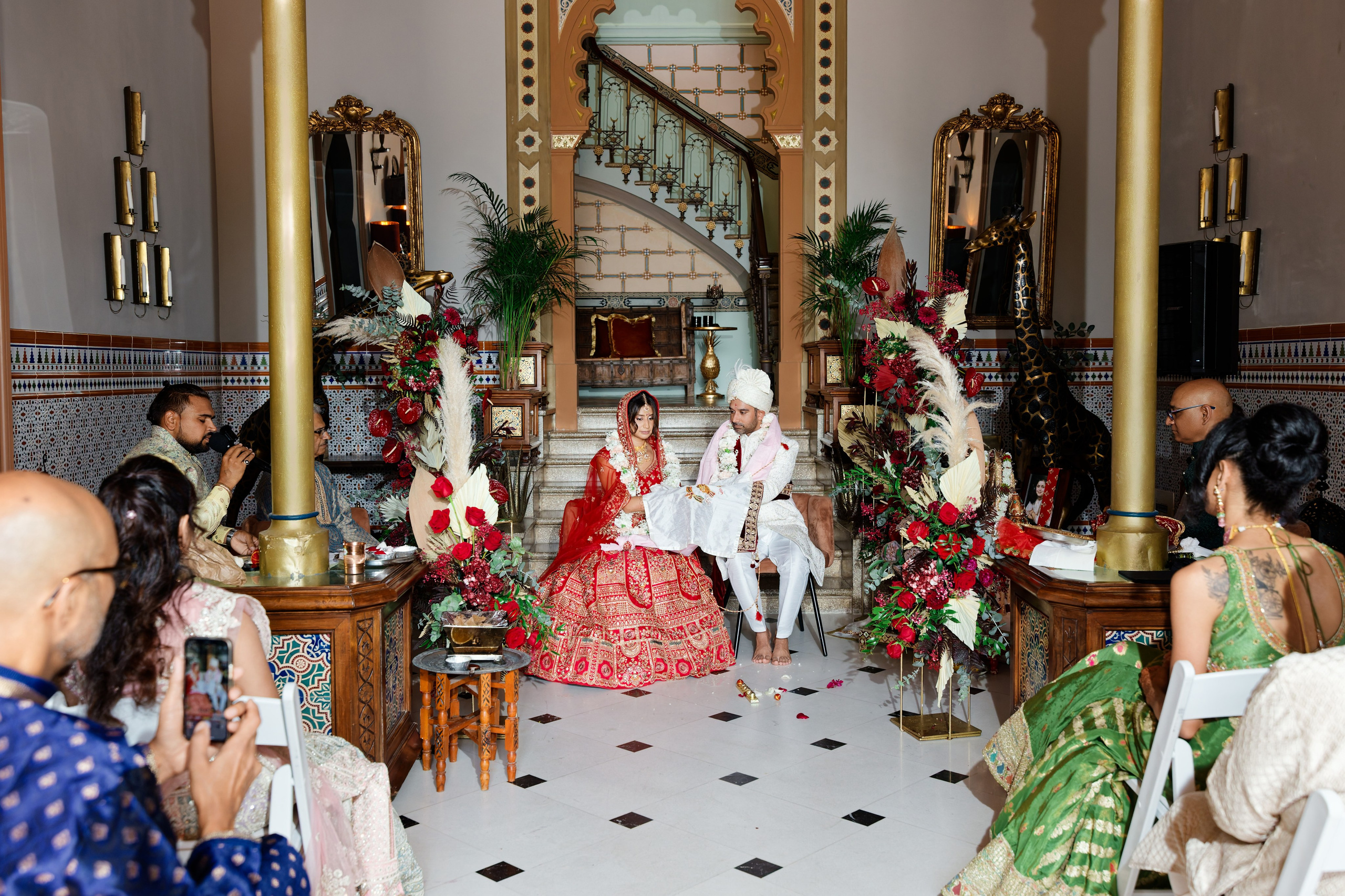 Indian wedding at Gran Villa Rosa, Barcelona