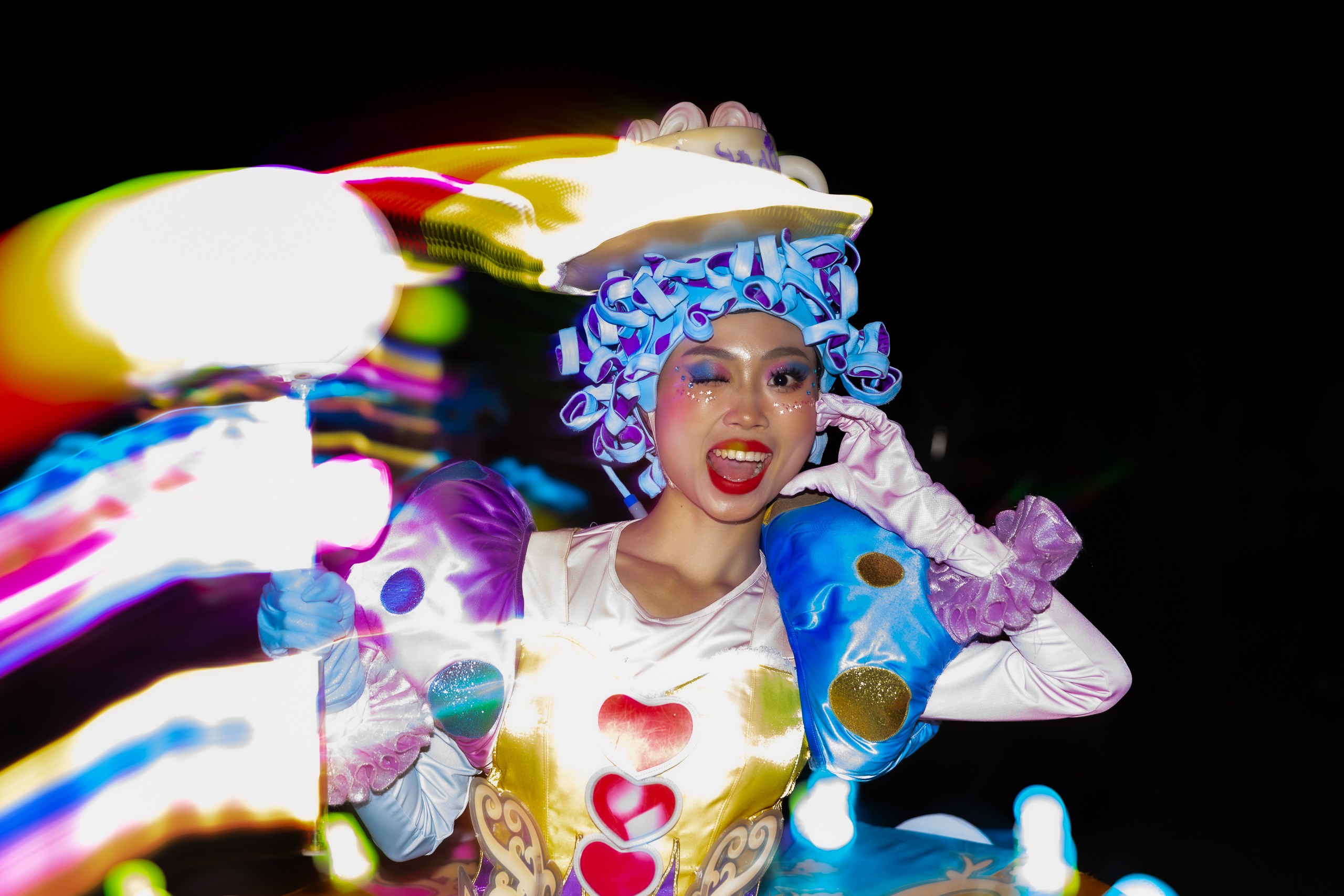 Ночной парад freezlight