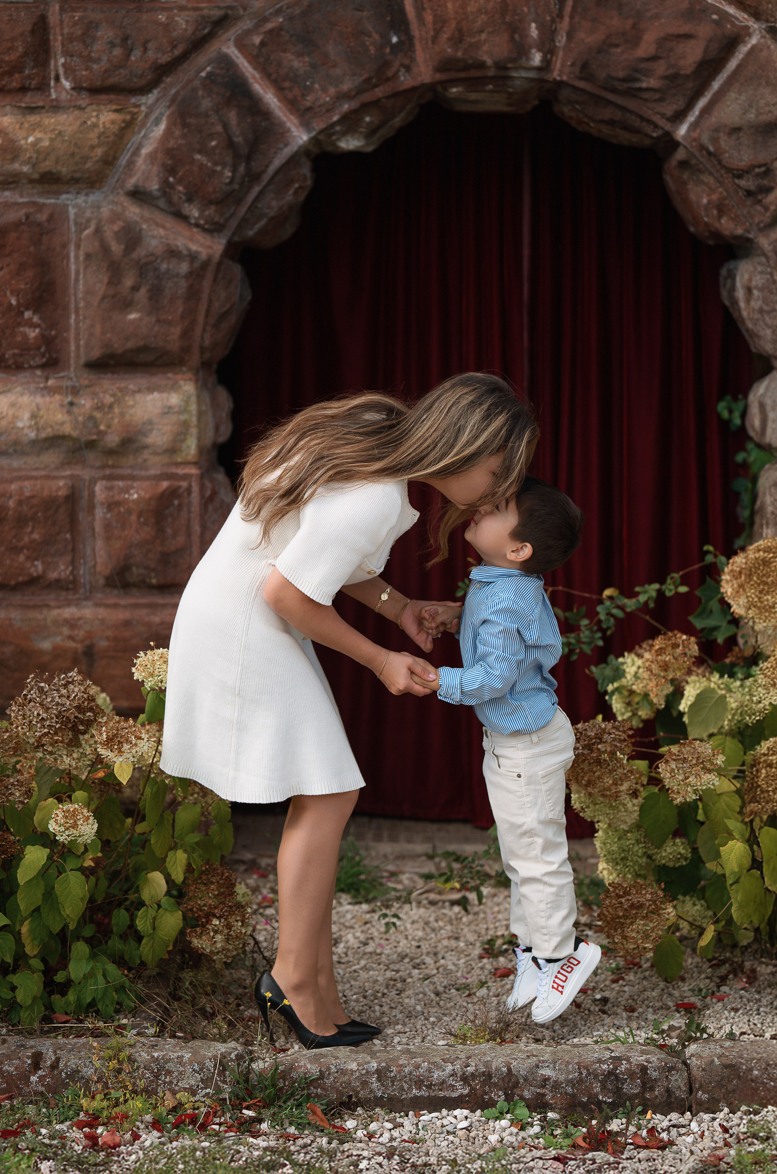 Walk in the park. Family, conceptual women portrait photograher in Geneva, Switzerland