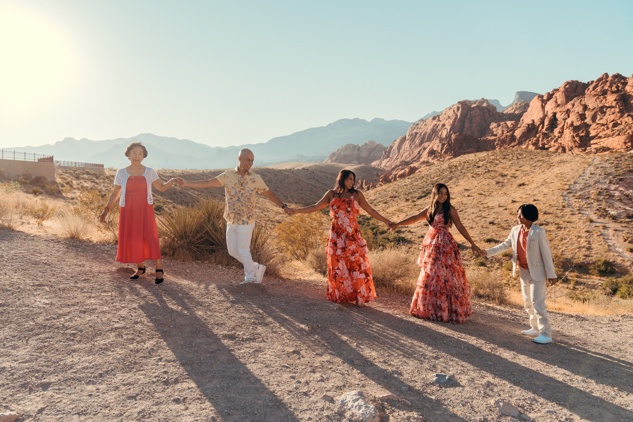 Esther&her family. Wedding & elopement photographer Viktoriya Kravtsov. Las Vegas