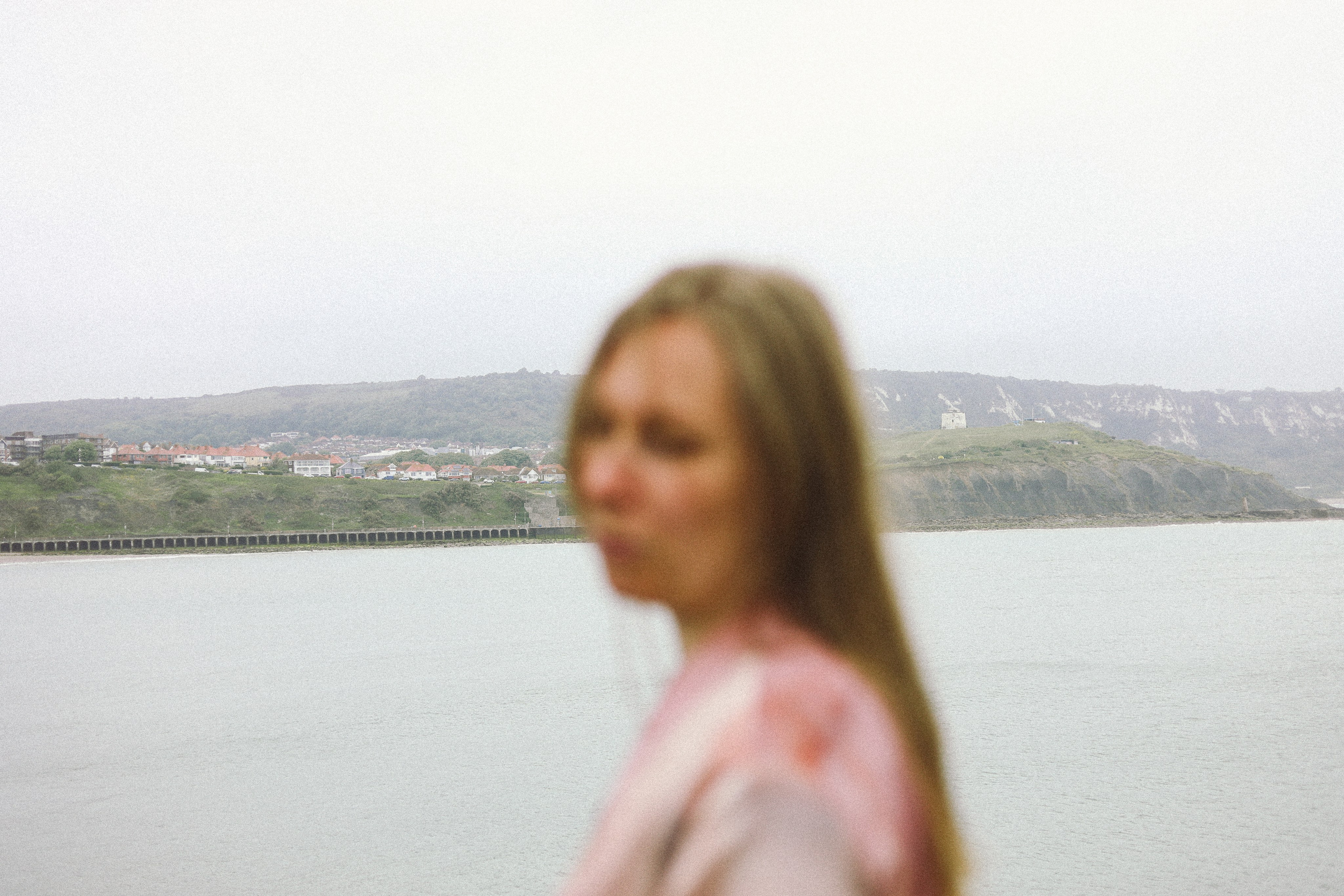 Katya near the lighthouse. Victoria Dini. Art photography in London / Folkestone, UK