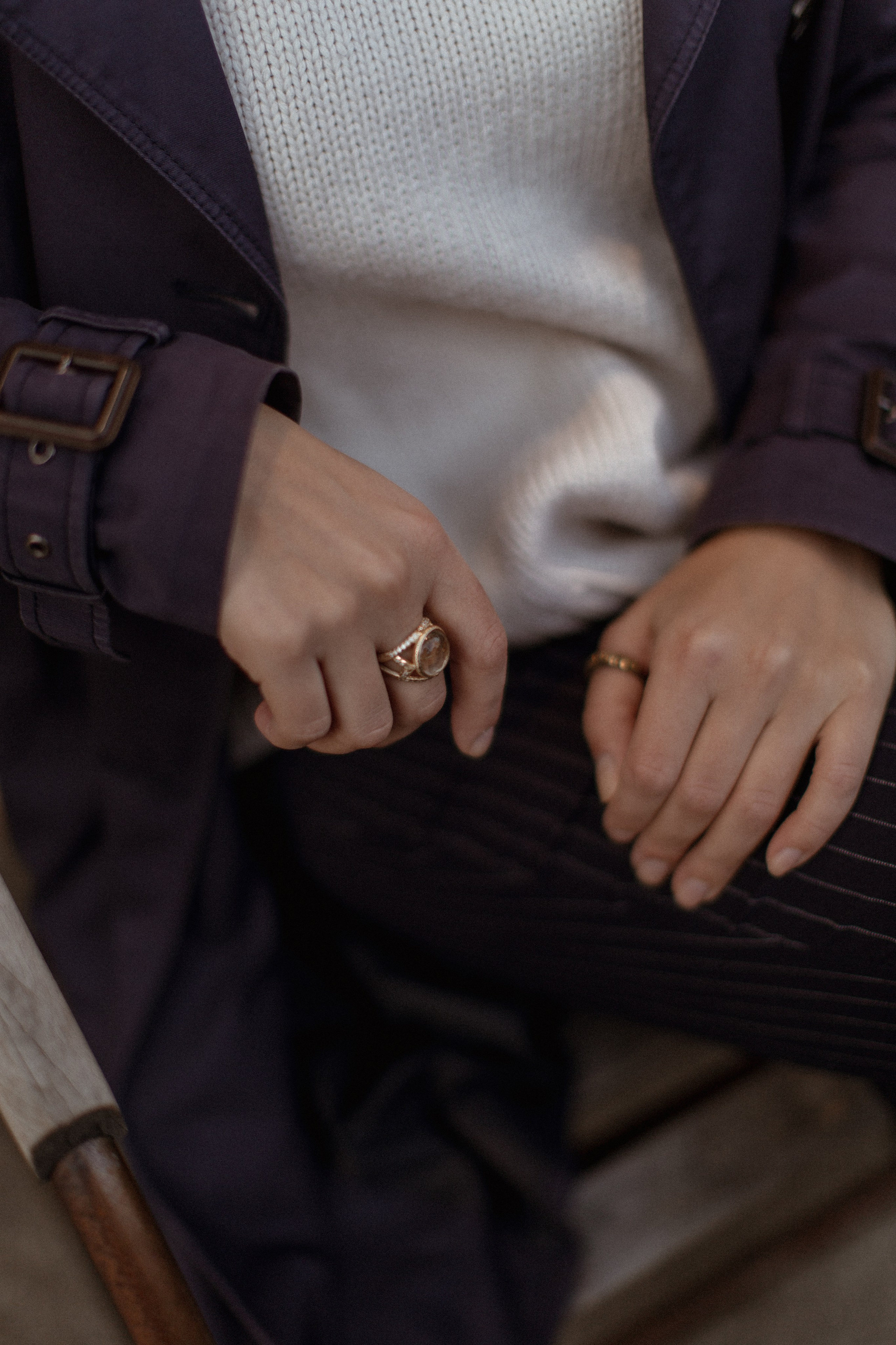 Take away coffee walk. True self