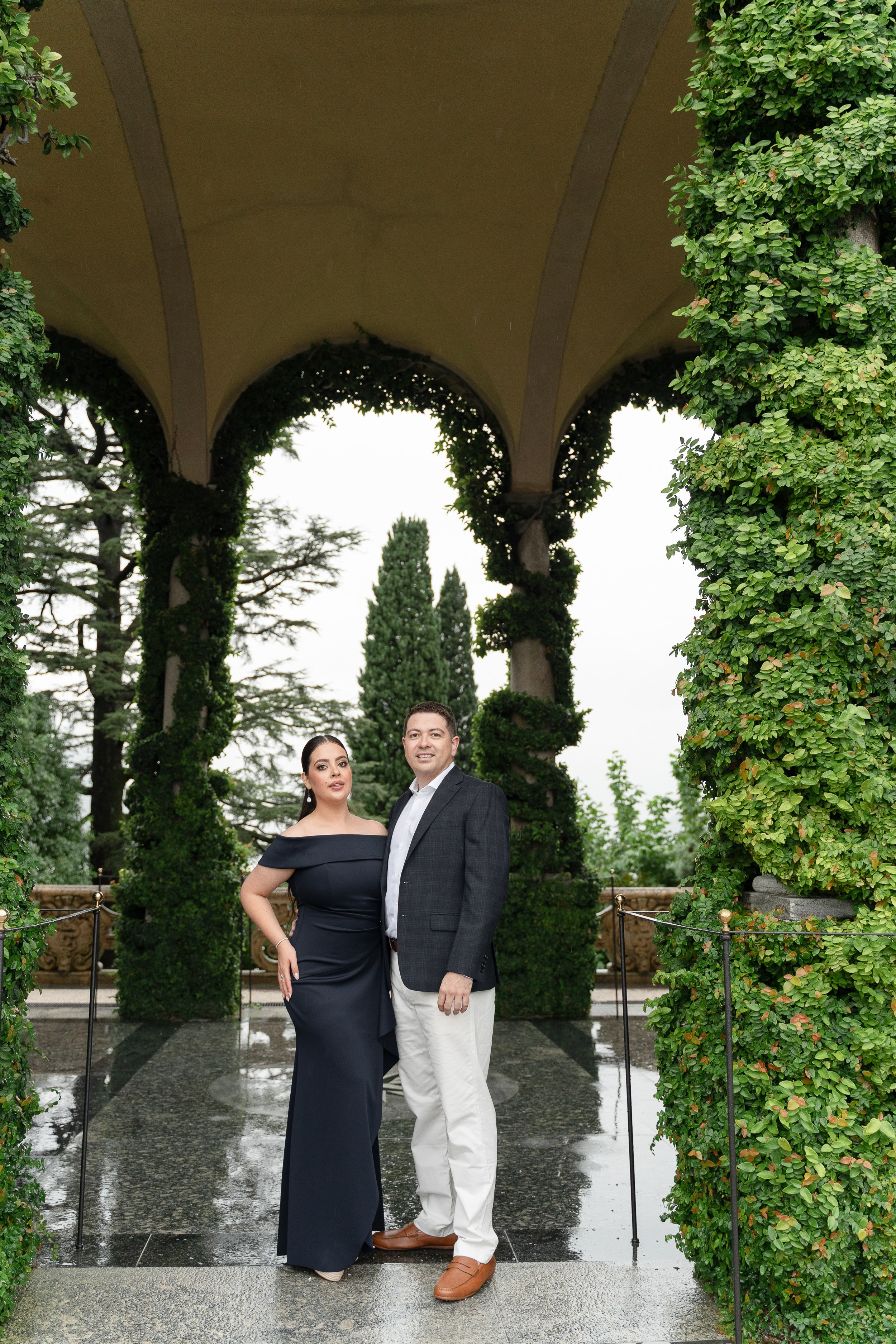 Villa Balbianello Engagement Photoshoot. Proposal Photographer in Lake Como