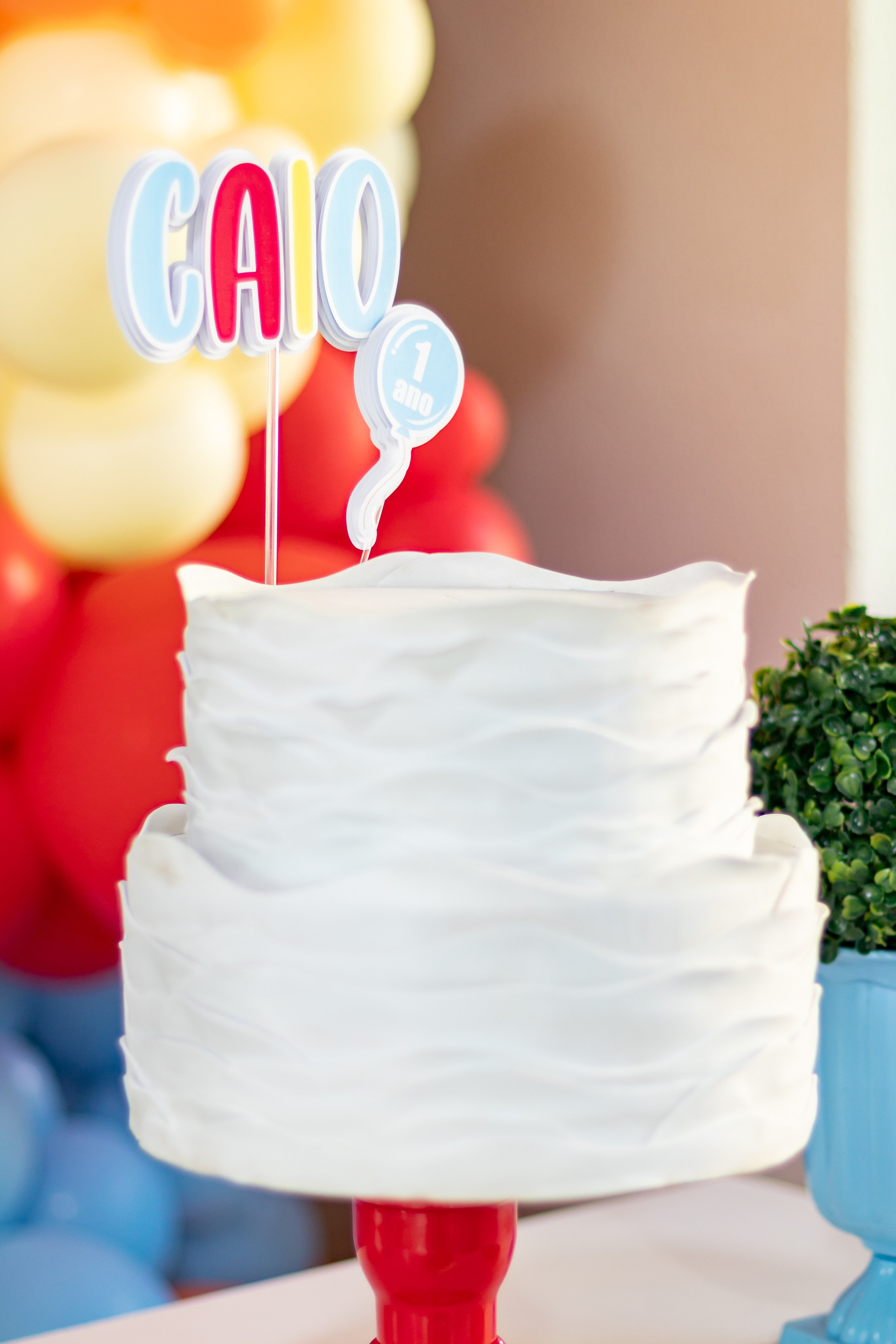 Aniversário Caio — 1 ano. Principal