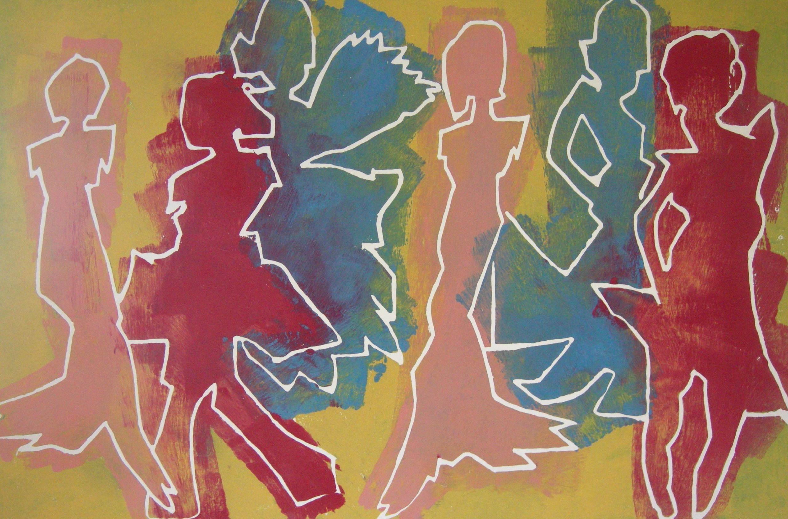 Unter uns 1, 2020 - 40x60 auf Papier 60x80