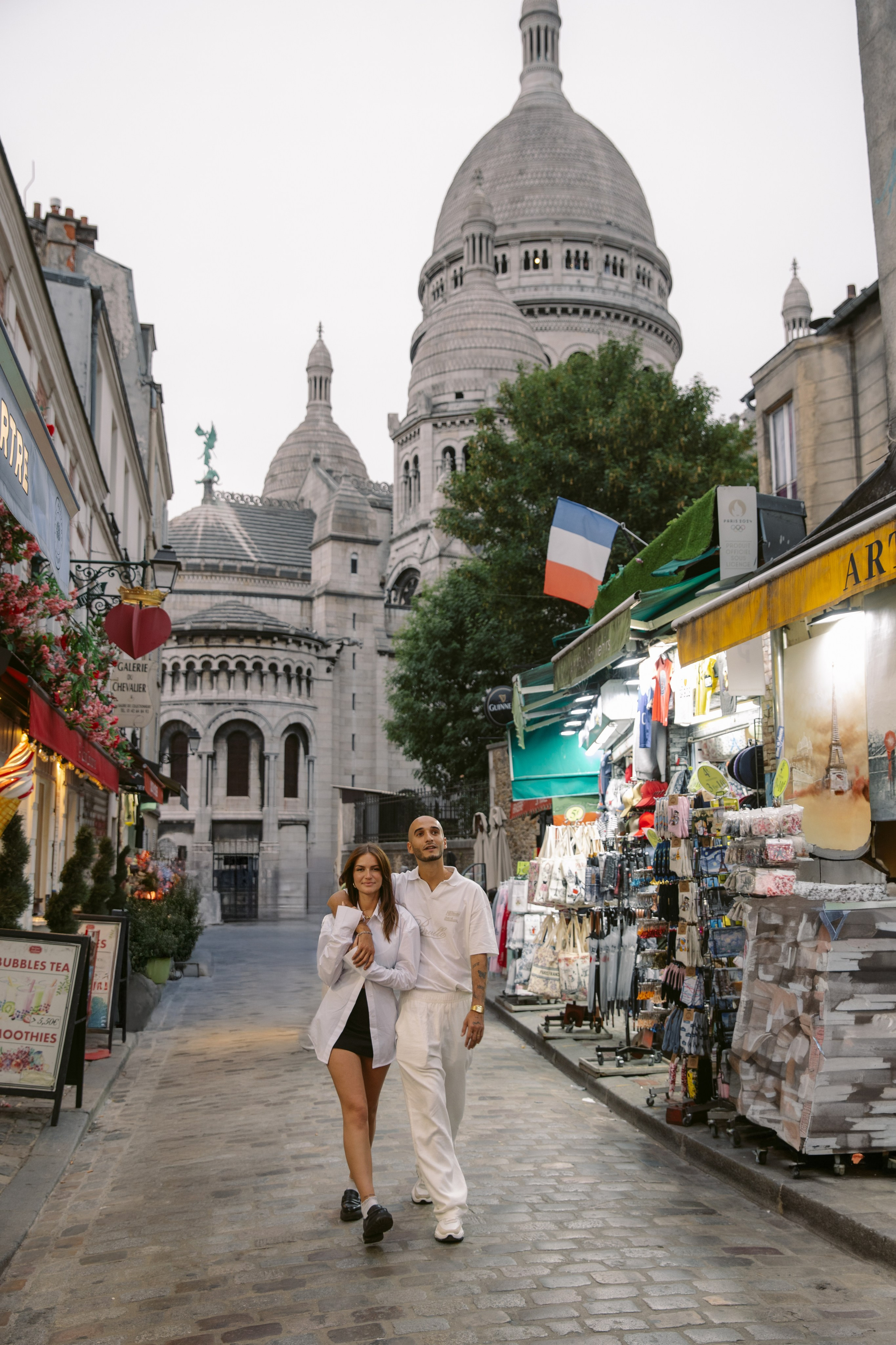Tim & Pauline — A Parisian Stroll Photoshoot. Свадебный фотограф в Париже