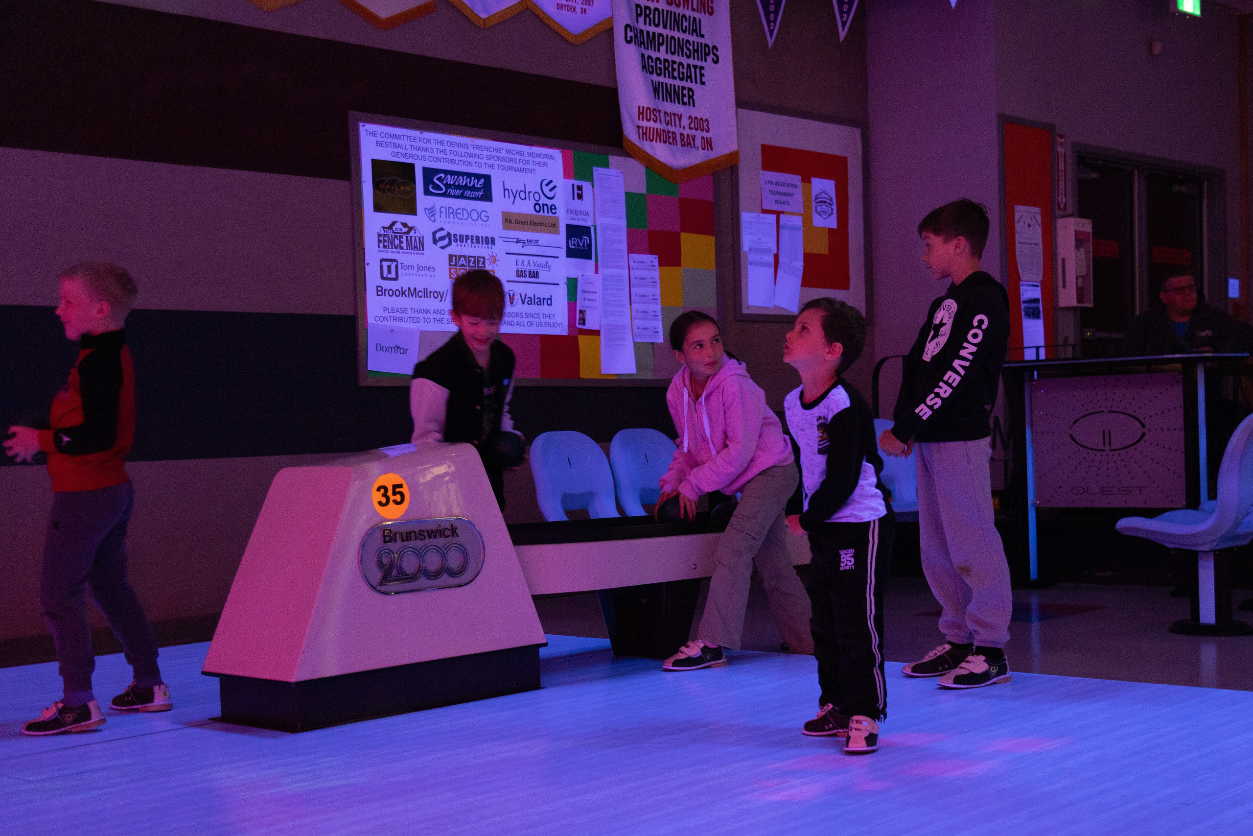 Alex LaCasse’s 8th Birthday at Mario’s Bowl 2025. Toronto Portrait Photographer Lena Lac